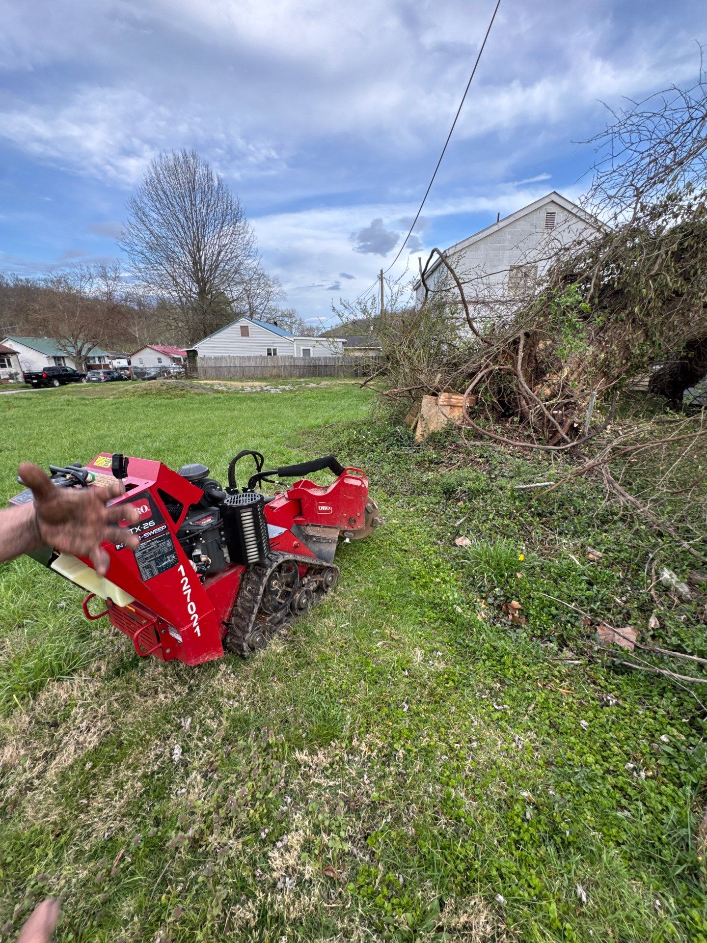 Project in Nitro, WV Rotator Crane Lifts Tree Off House | Nitro WV • One Wrong Move Job | Rotator Crane Tree Removal • Heavy Rescue Tree Job | Nitro WV • Extreme Tree Removal Over Home | Nitro WV by Jones Empire LLC