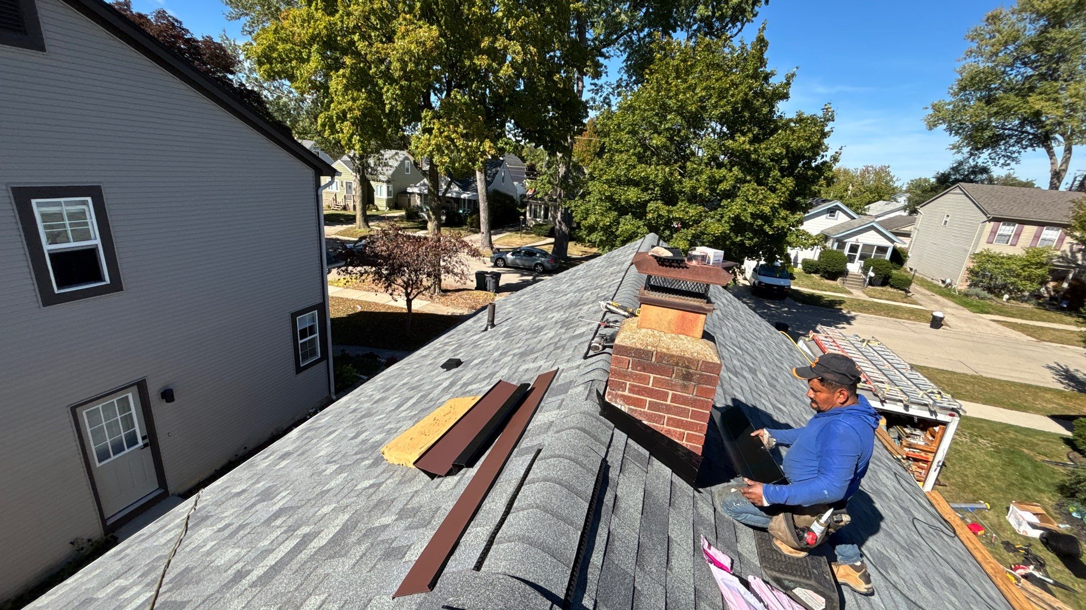 Roof Replacement using Owens Corning Estate Gray by 180 Contractors