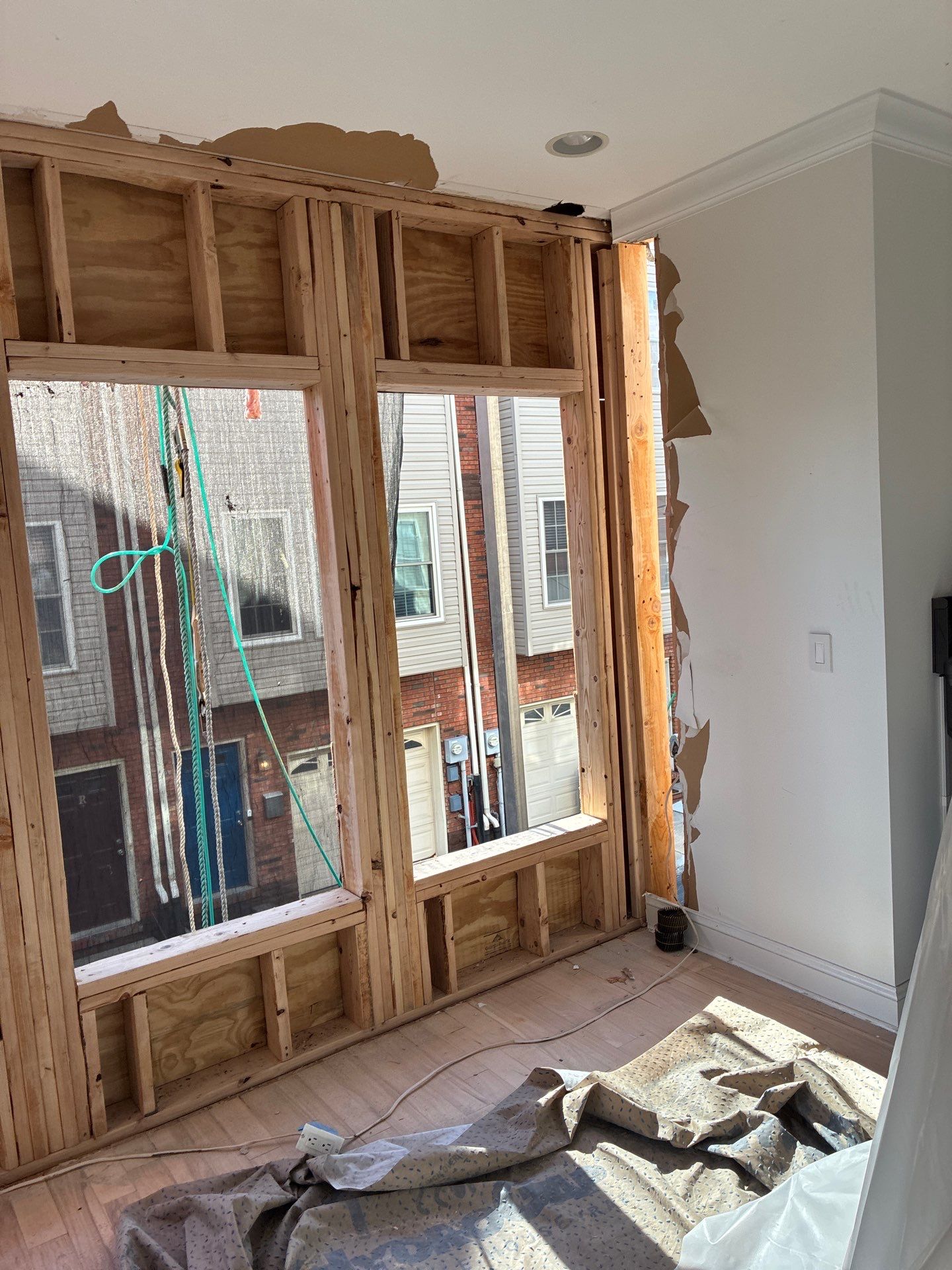 Stucco remediation and structural framing Project in Philadelphia, Pennsylvania by Philadelphia Quality Roofing