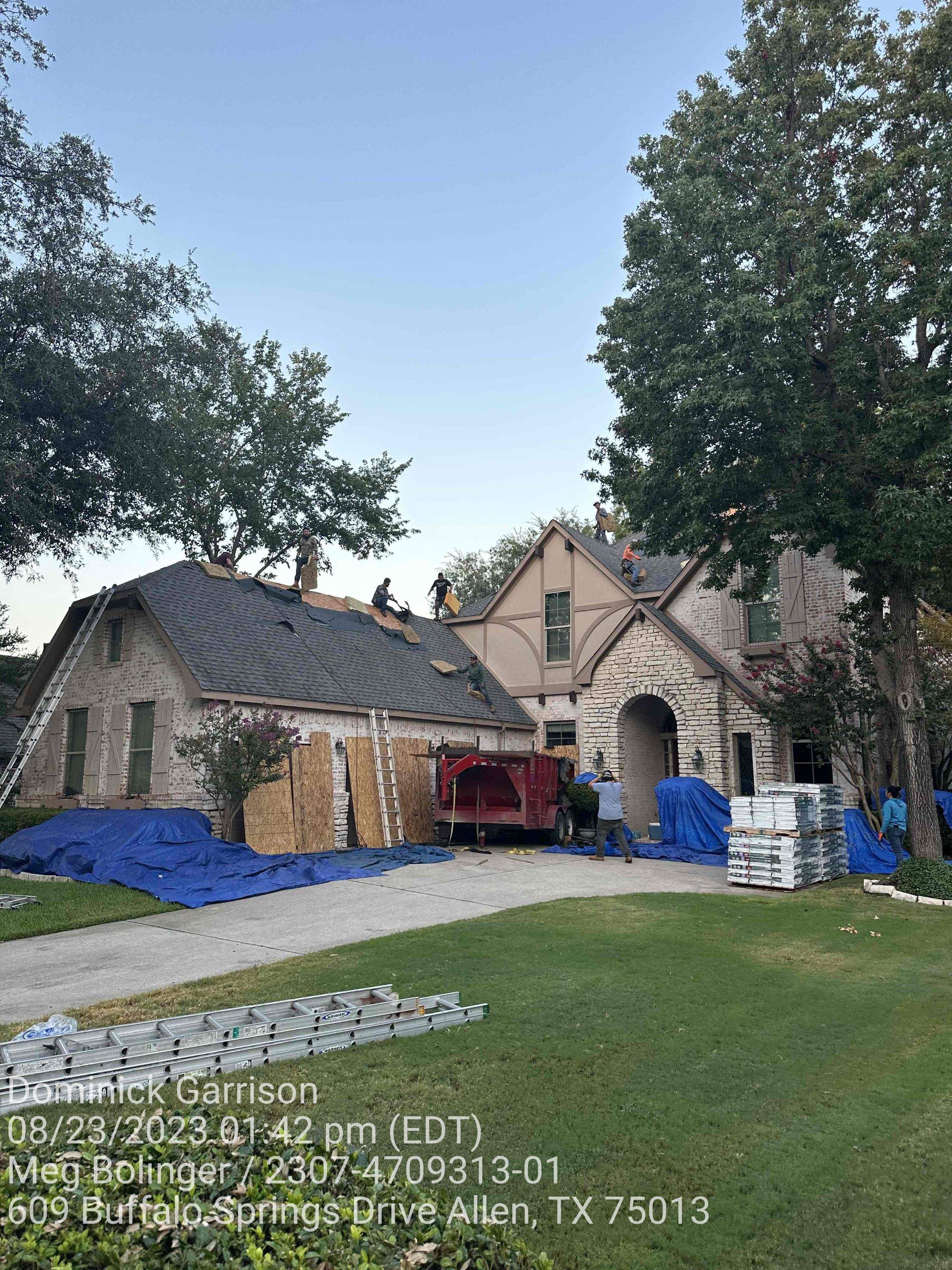 Project in Allen  by Zeus Exteriors