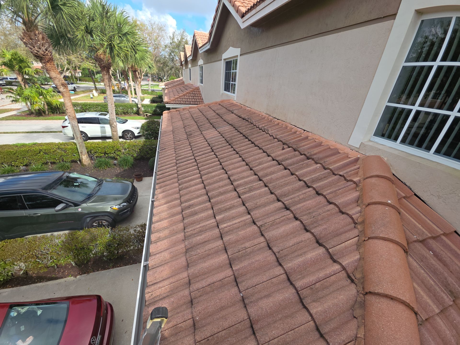 Clay Tile Roof Repair and Decking Replacement in Boynton Beach by Aastro Roofing