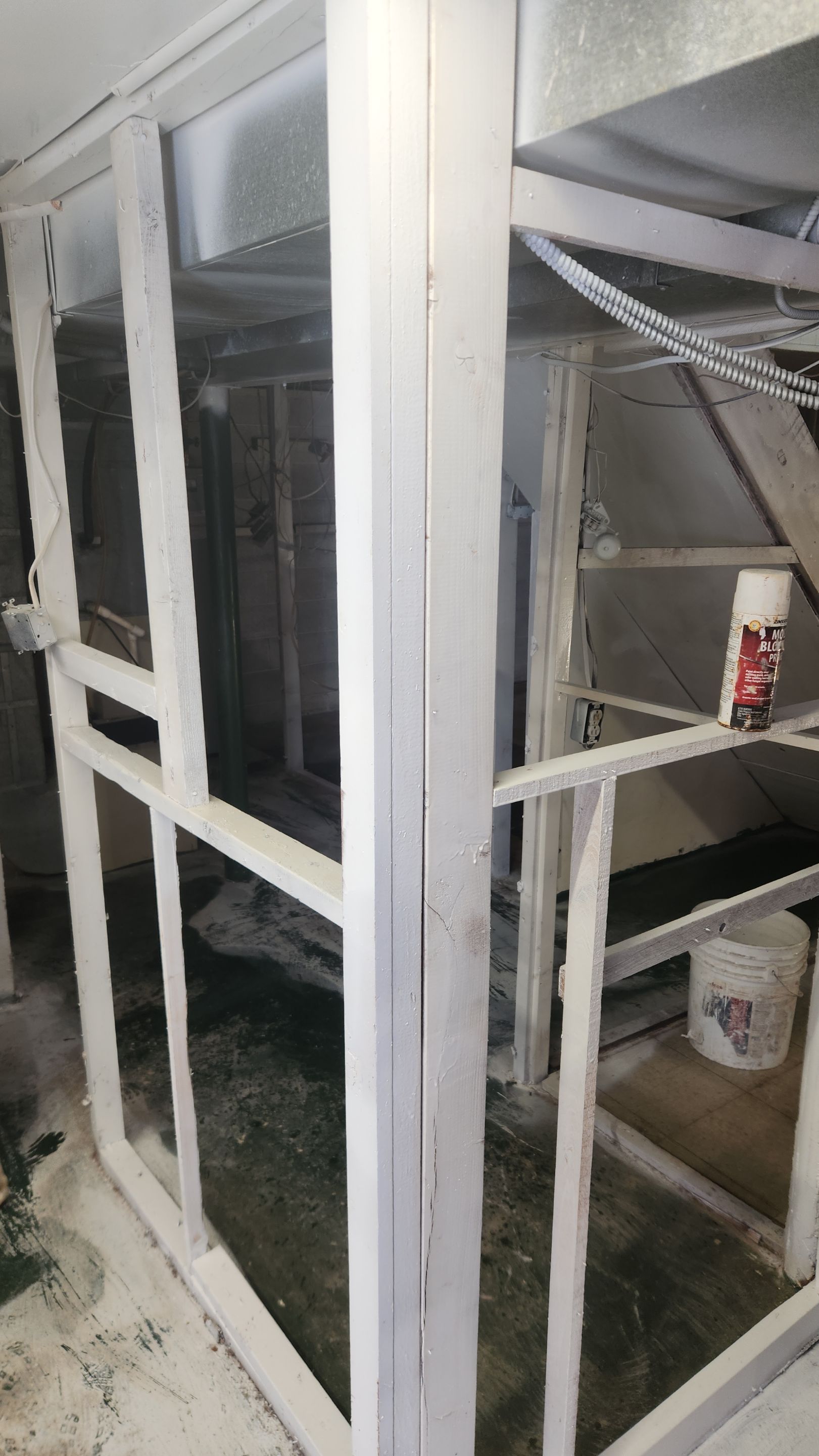 Interior French Drain & Mold Remediation Project in Manville, New Jersey by Pure Service Pro, LLC 