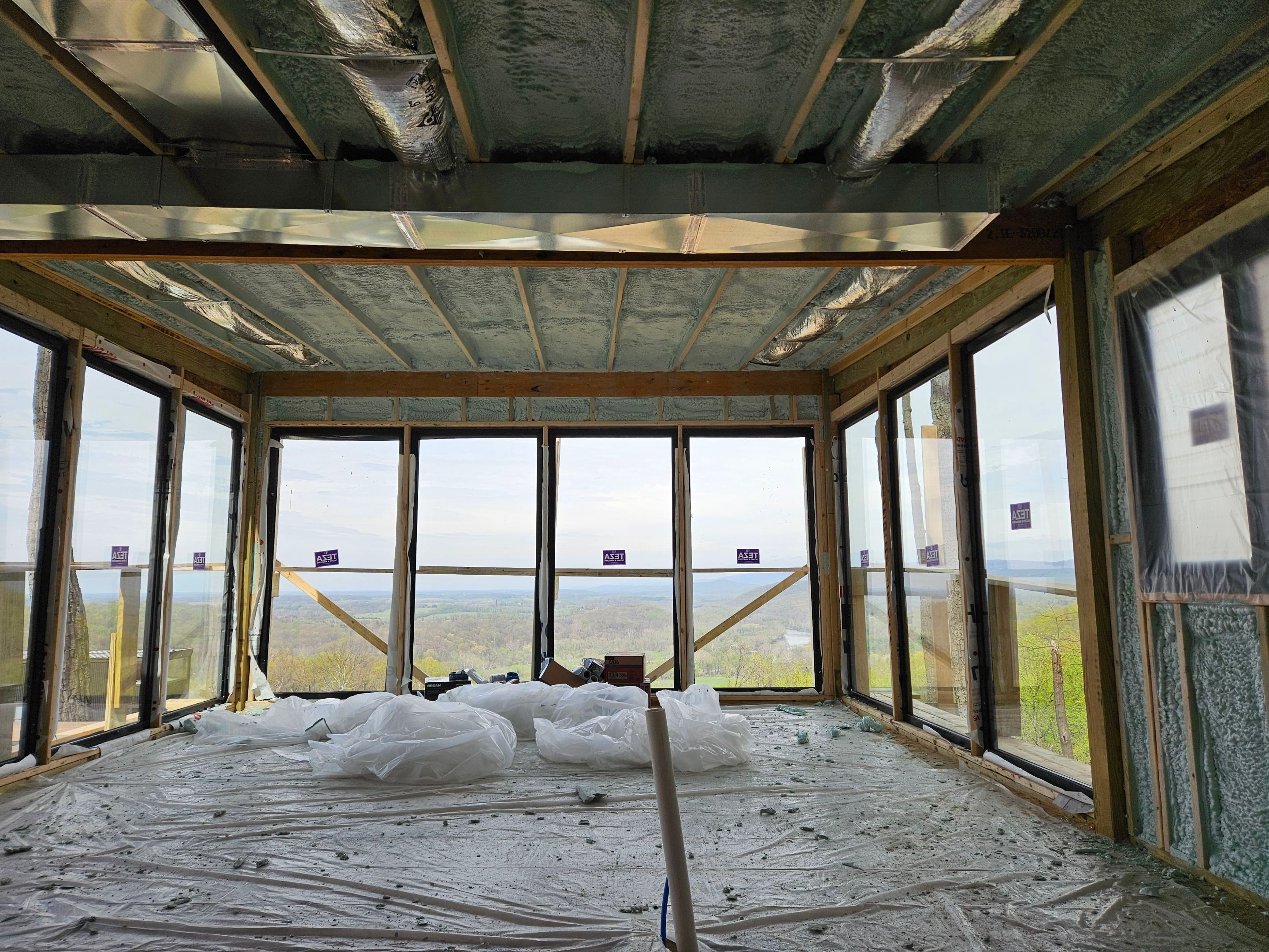 Project in Bluemont, VA by Founders Insulation