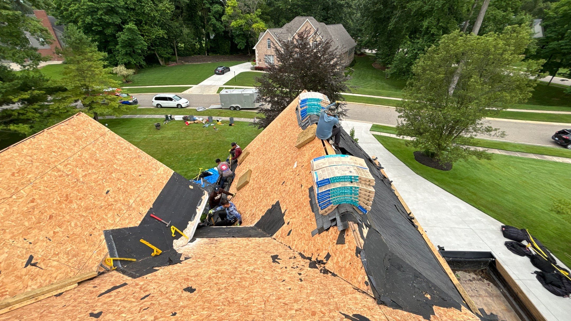 Roof Replacement using CertainTeed Landmark by 180 Contractors