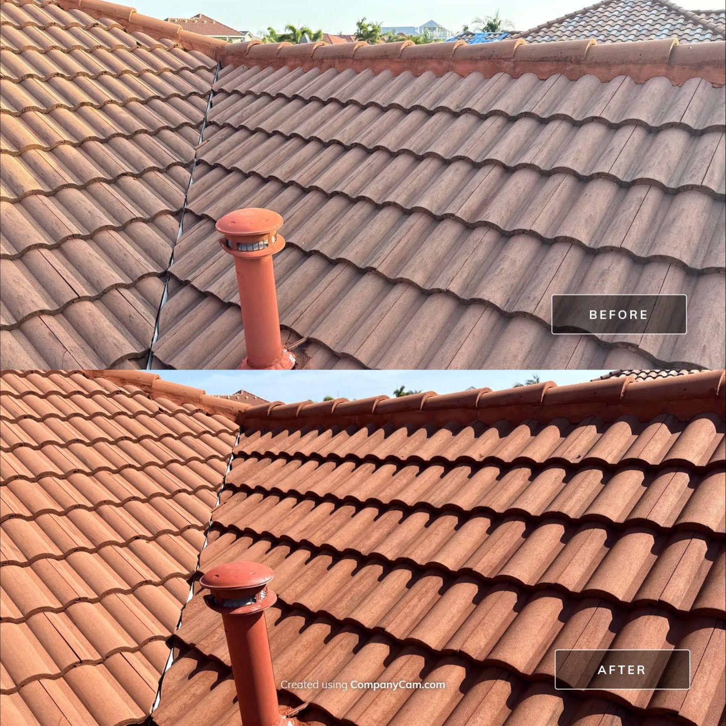 Roof Cleaning & Gutter Brightening | The Inlets Community | Manatee River | Bradenton, FL by Sunshine AquaWash