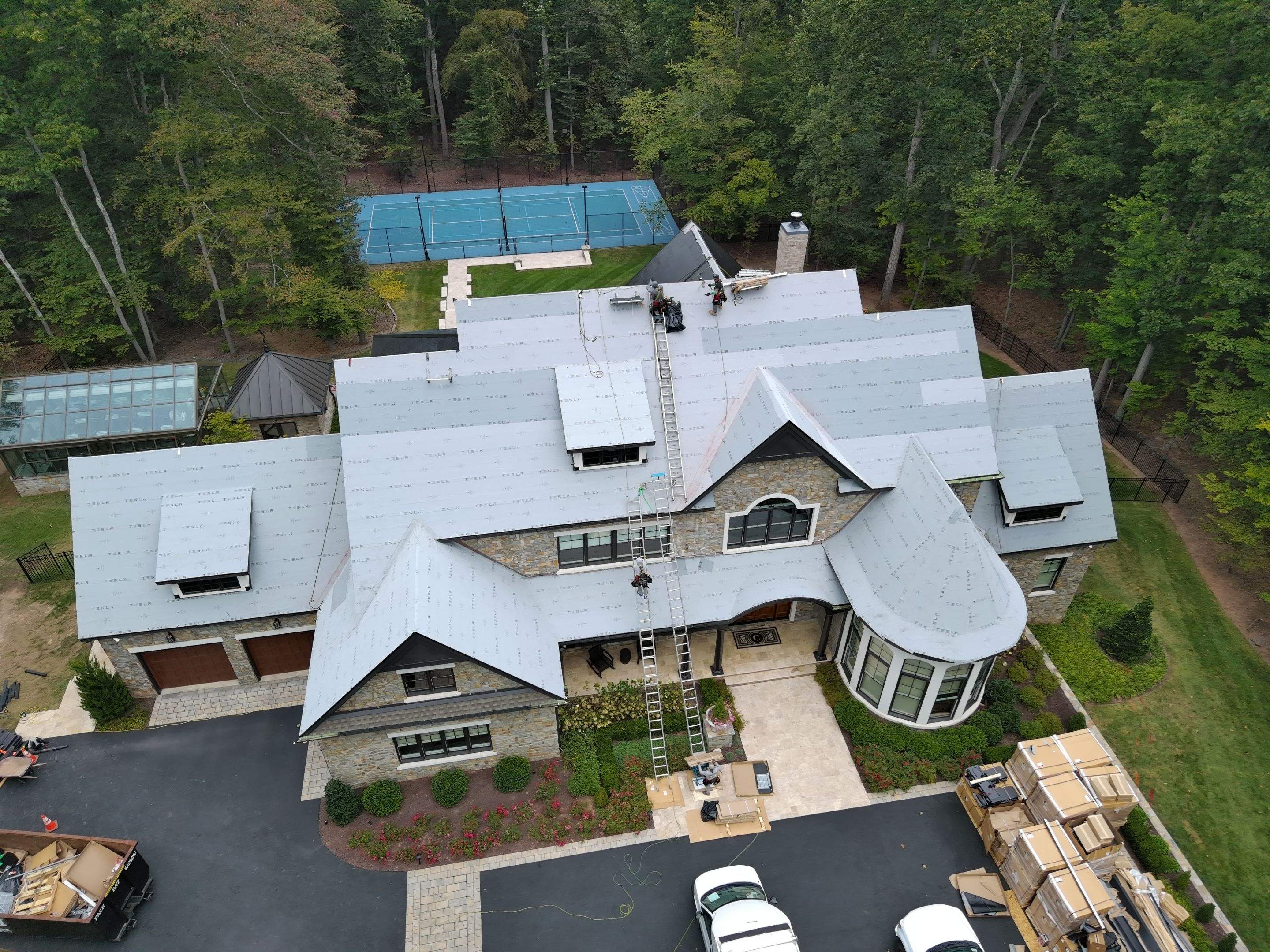 STUNNING Tesla Solar Roof in Virgina by American Home Contractors