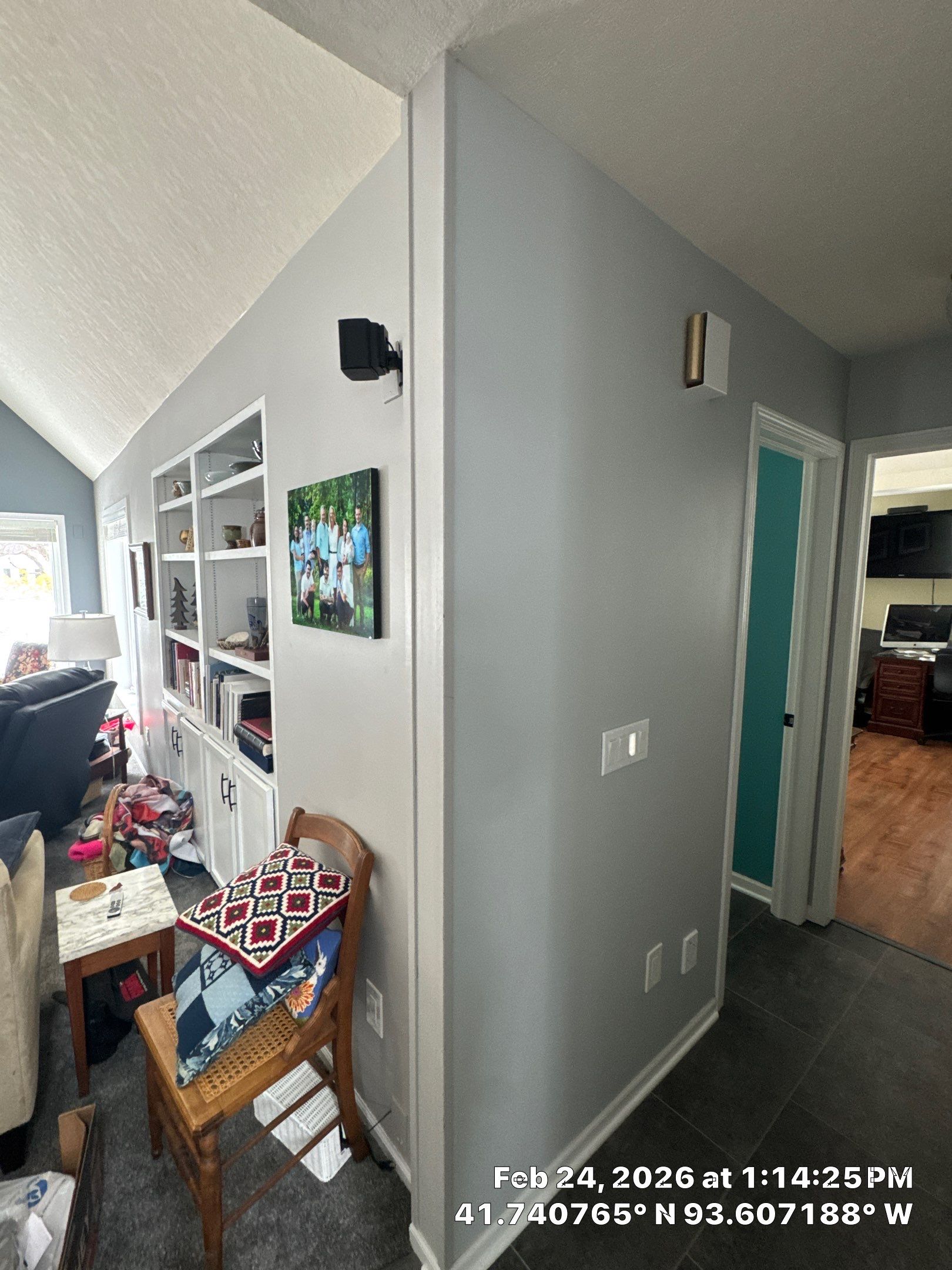 Residential Interior Repaint Walls After Drywall Work Done by Midwest Paint LLC