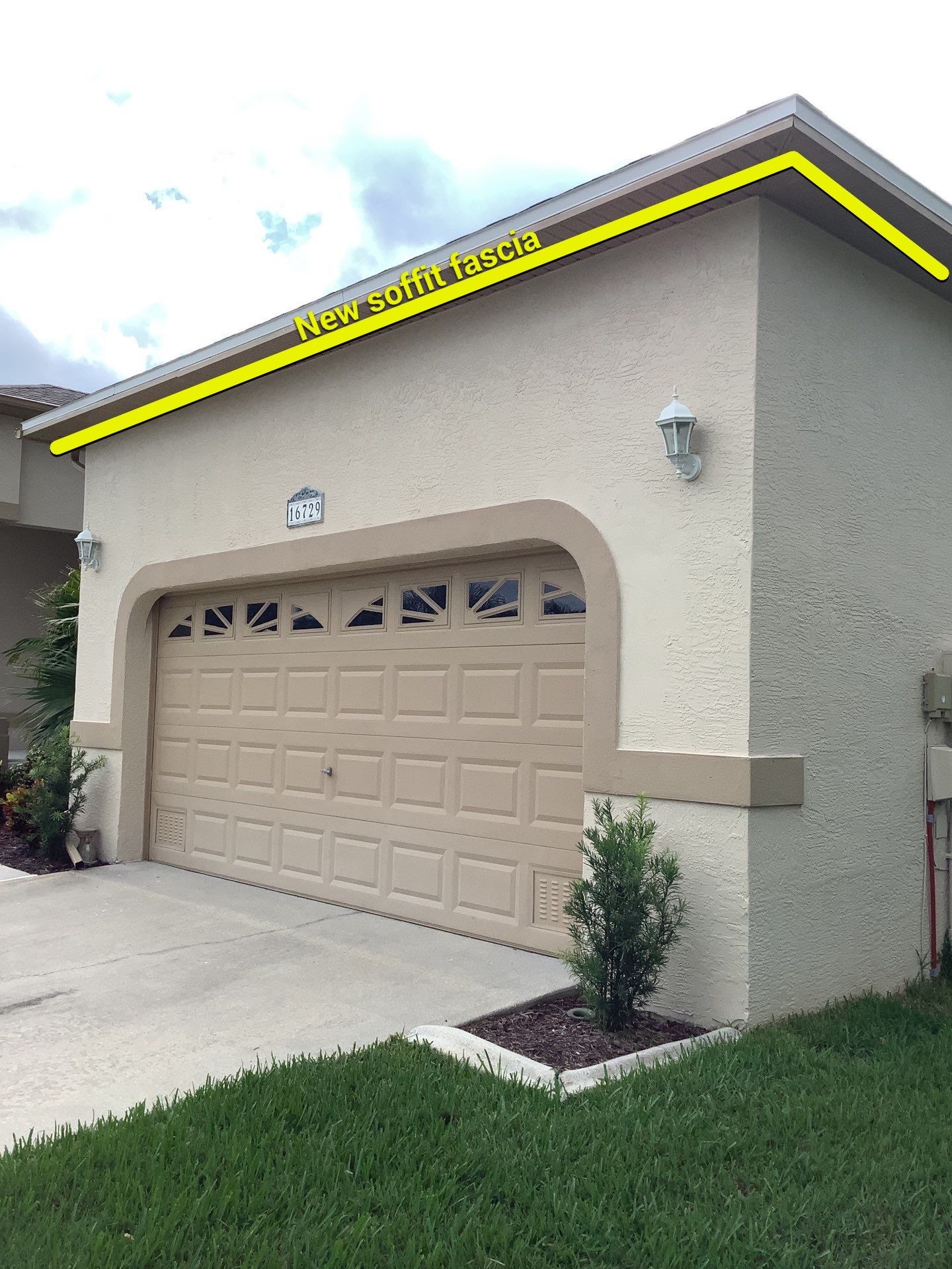 Cameo New Gutters and Soffit Installation FL by Gutter Professors