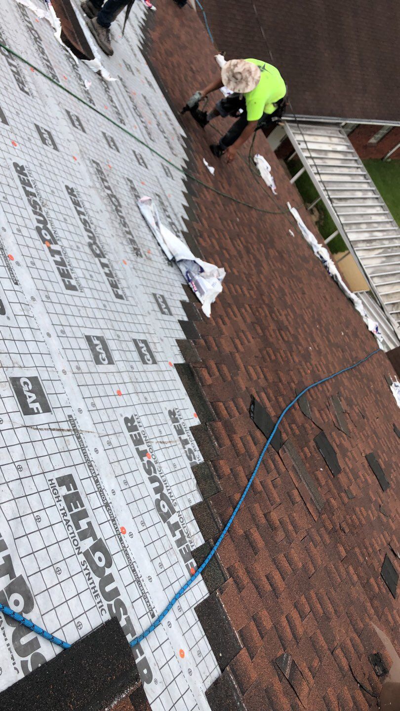 Residential Roofing Installation using Roof Replacement by American Roofing & Construction LLC