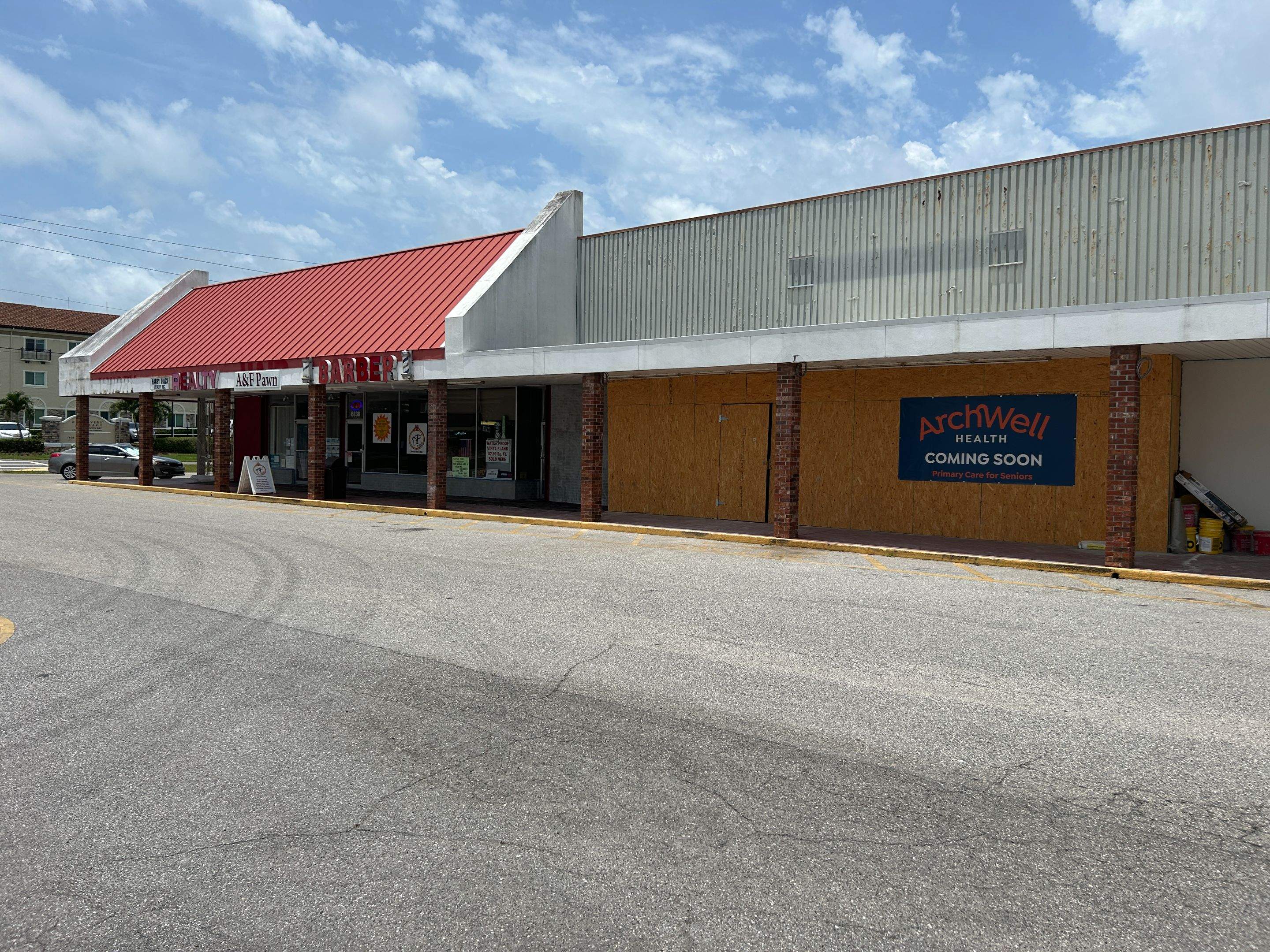 Modern Commercial Facade Remodel for Bradenton Shopping Center by U.S. Exterior Solutions