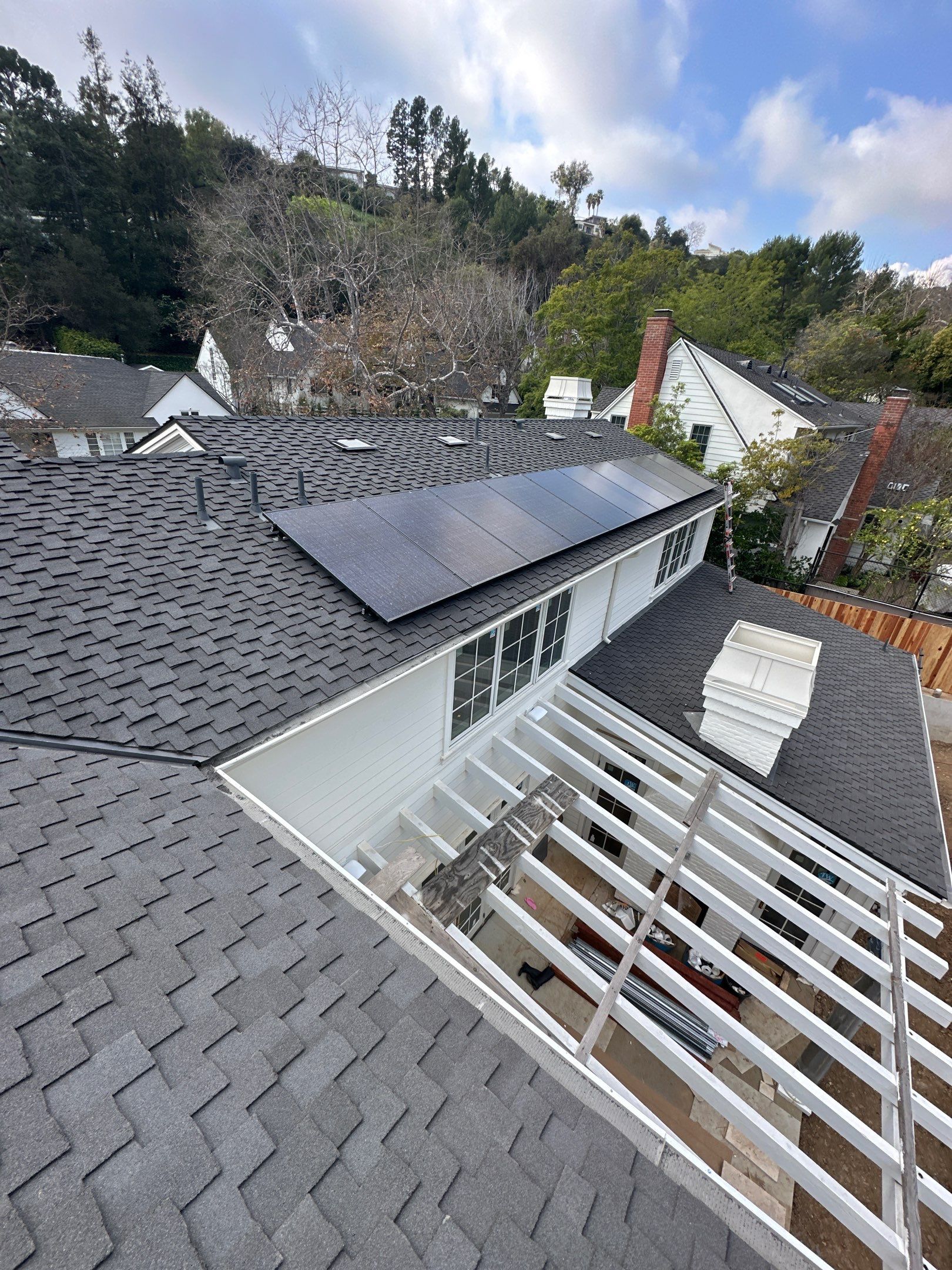 Enphase Solar System and CertainTeed Roof Installation in Los Angeles by AWS Solar