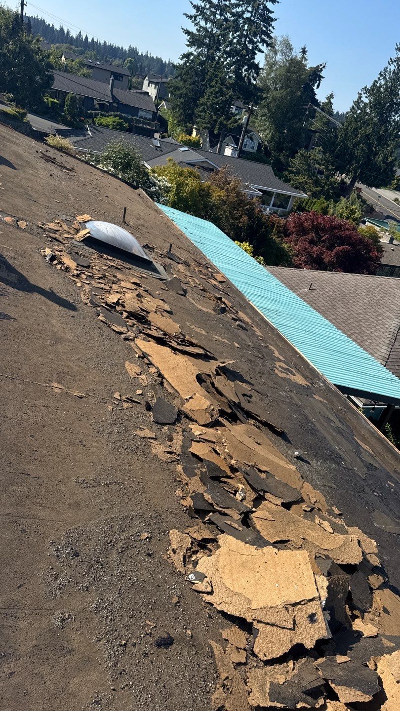Edmonds Residential Roof Replacement and Structural Decking Repair by Roofing Formula LLC