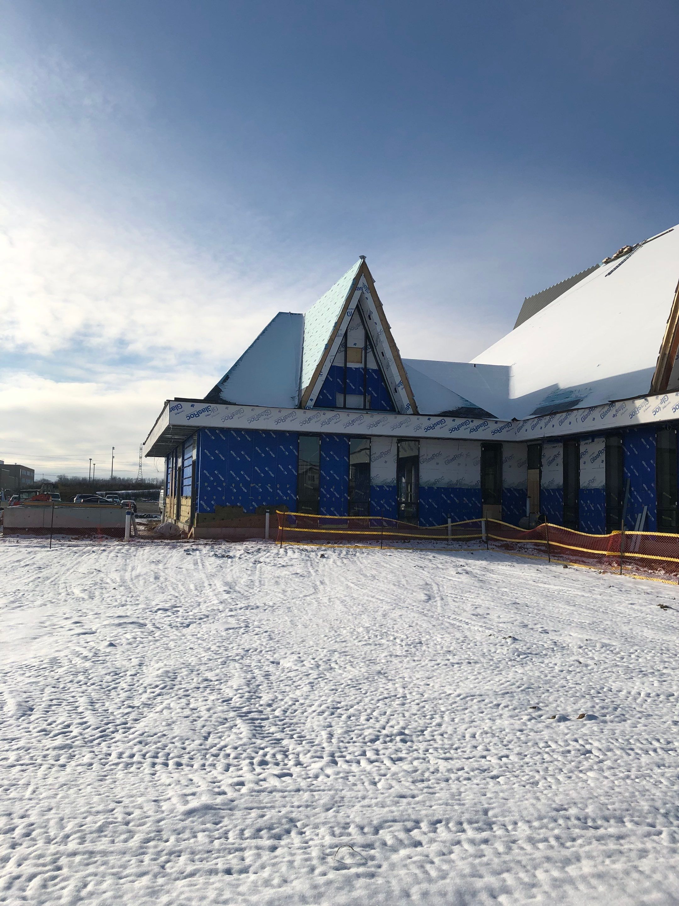 Commercial Roofing Installation using Diamond Tile Metal Shingles , Tpo Flat Roof by Jay Carter Roofing & Sheet Metal