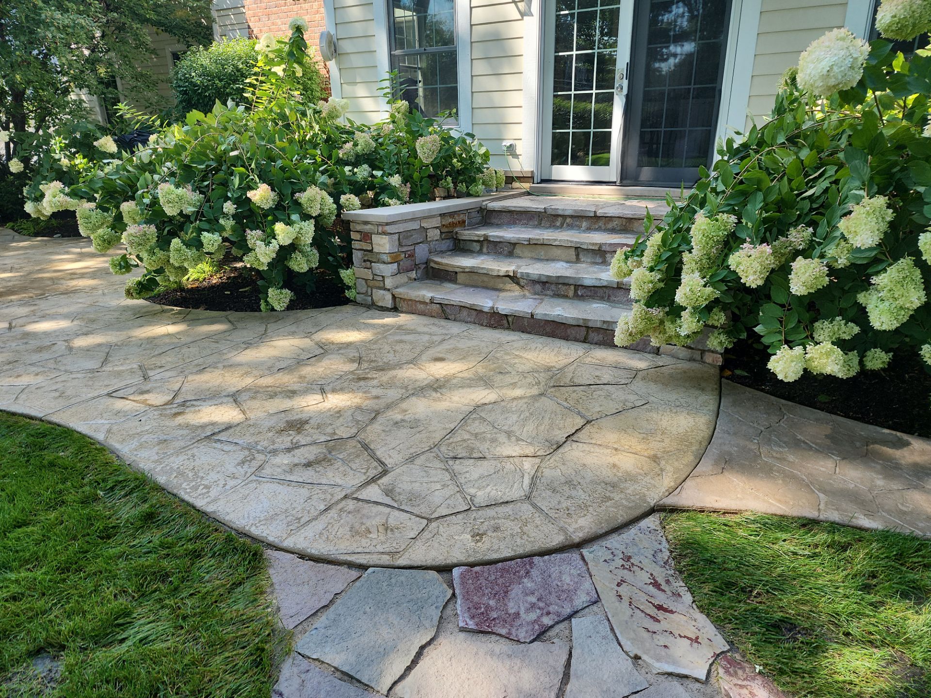 Stamped Concrete Surface Cleaning by Northern Power Washing LLC.
