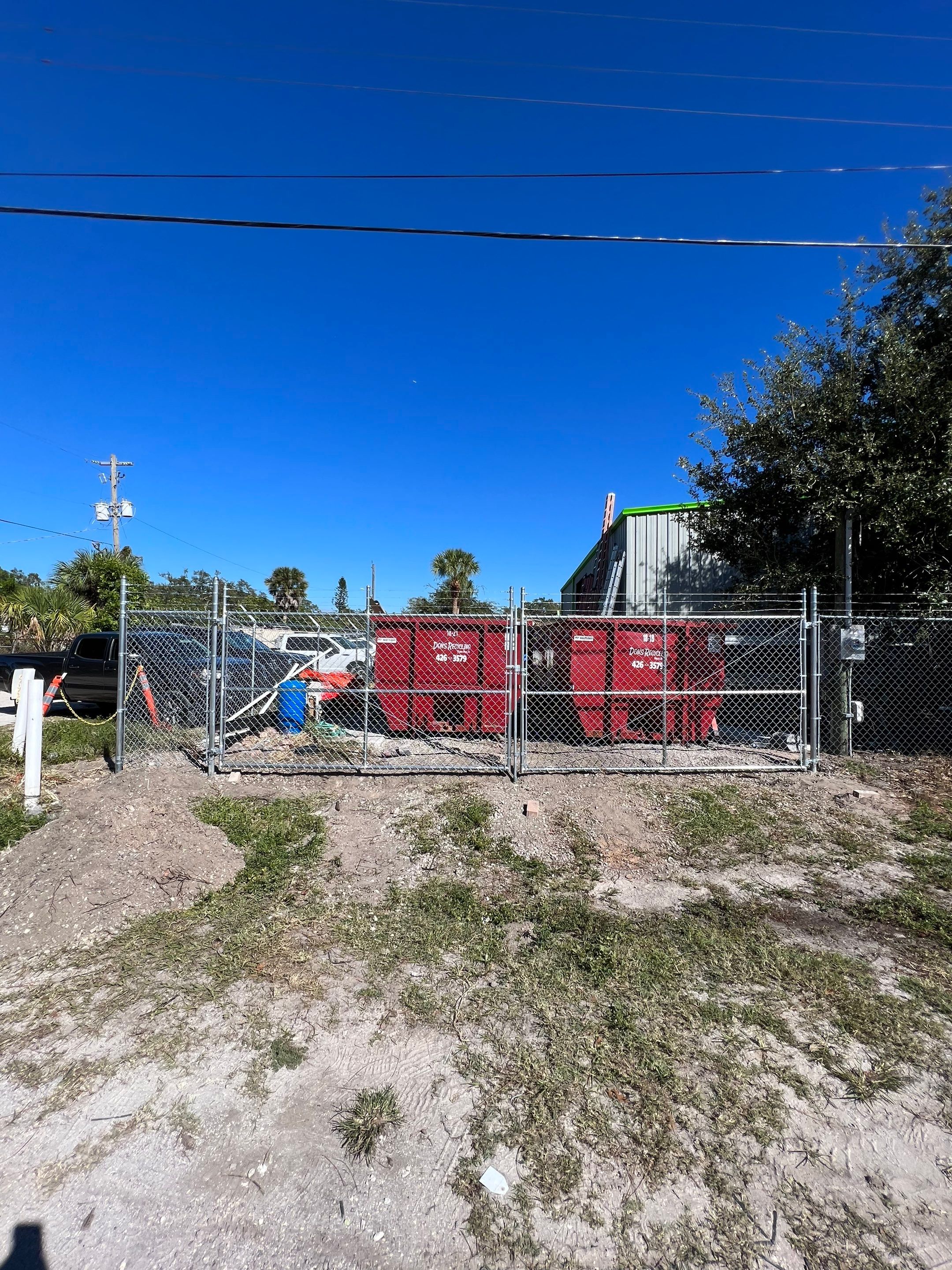 Commercial Fence Installation using Aluminum Estate Gate by Asap fence and gates, LLC