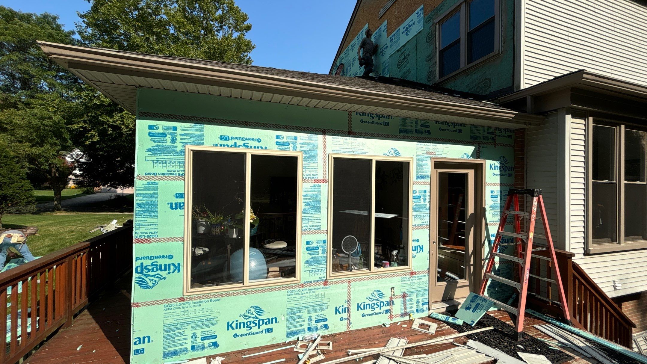 Siding Replacement using Alside Charter Oak D4.5" by 180 Contractors