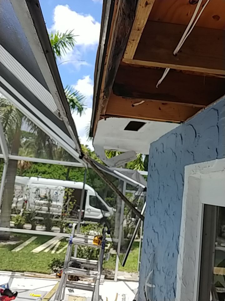 Residential Roof Repair and Exterior Soffit Renovation in Boca Raton by Aastro Roofing