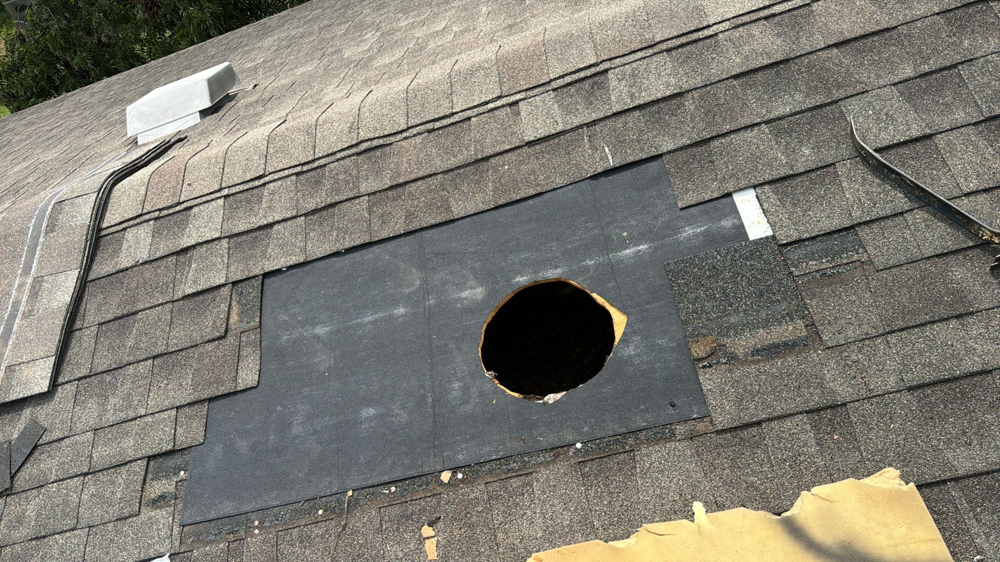 Hail Damage using Owen's Corning Duration (Lifetime) Shingles by Roof Repair Company