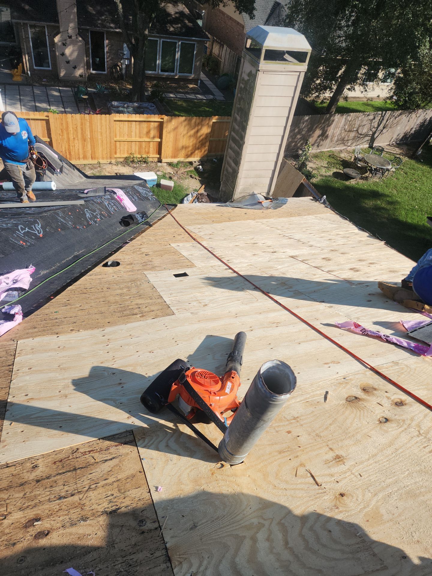 Residential Roofing Installation using Owen's Corning Duration (Lifetime) Shingles by Roof Repair Company