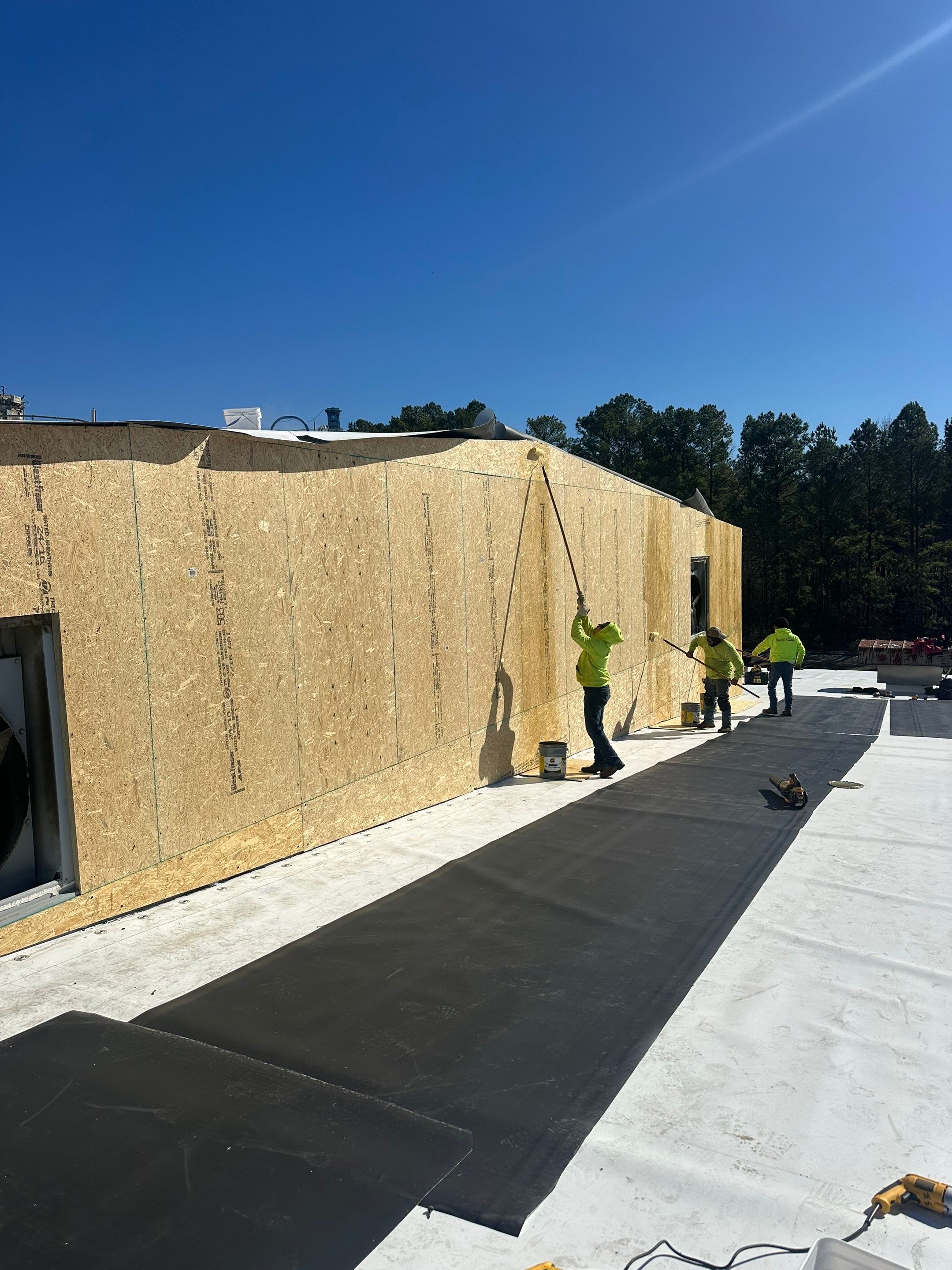 Project in Hampton, GA by Commercial Roofing Group