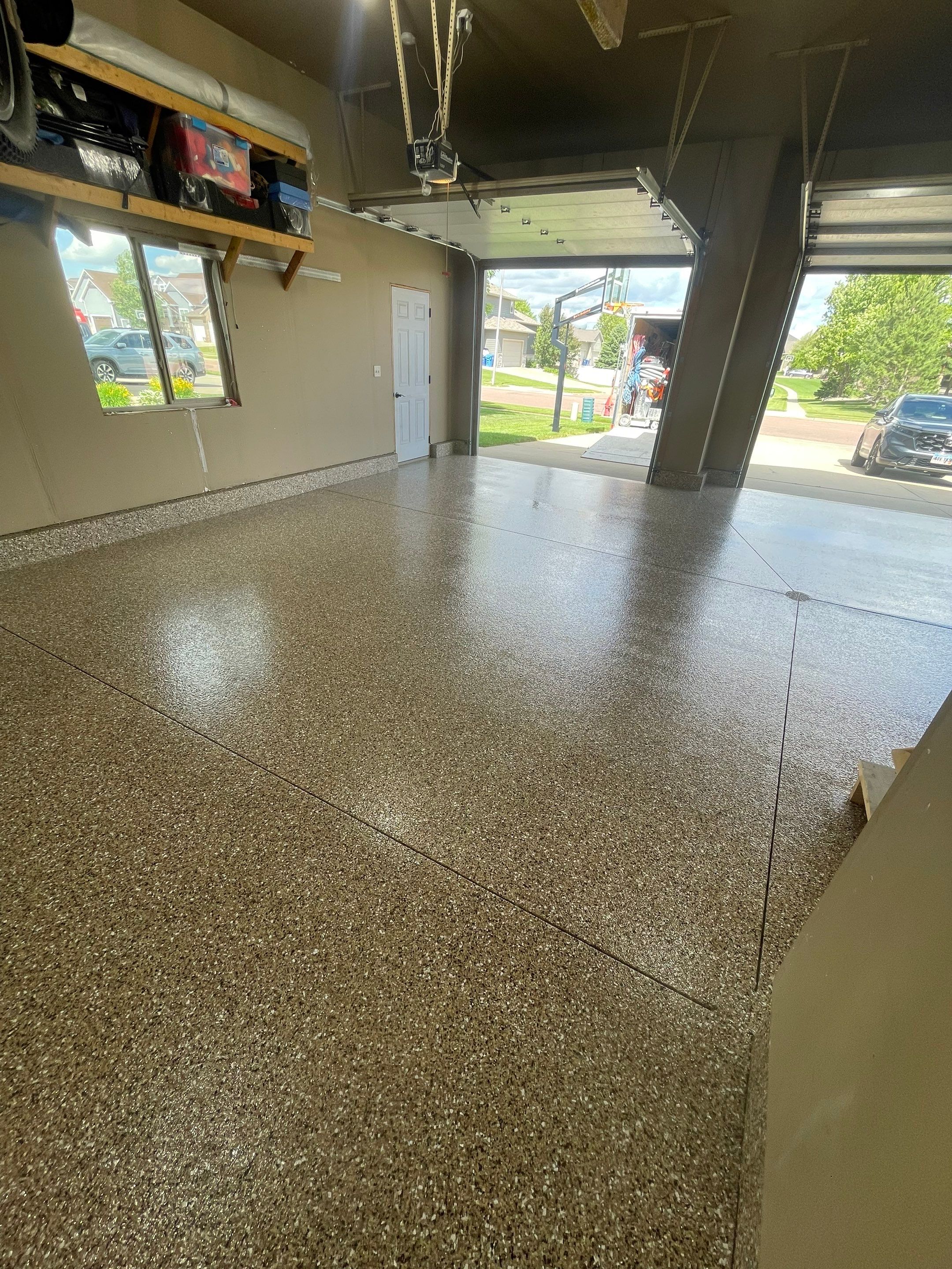 Garage Floor Coating in Tea, South Dakota by Select Painting, Coatings & Garage Cabinets