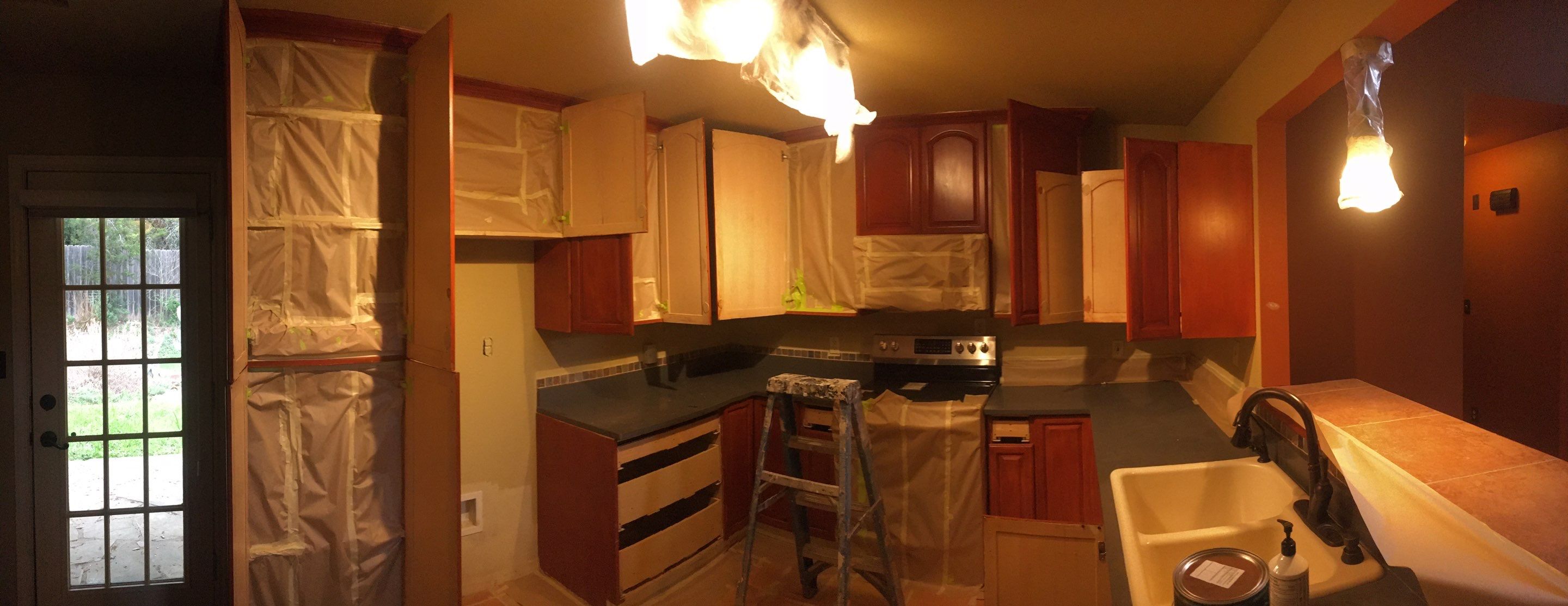 From Dull to Dazzling: A Kitchen Cabinet Painting Marvel by 360 Painting Central Texas