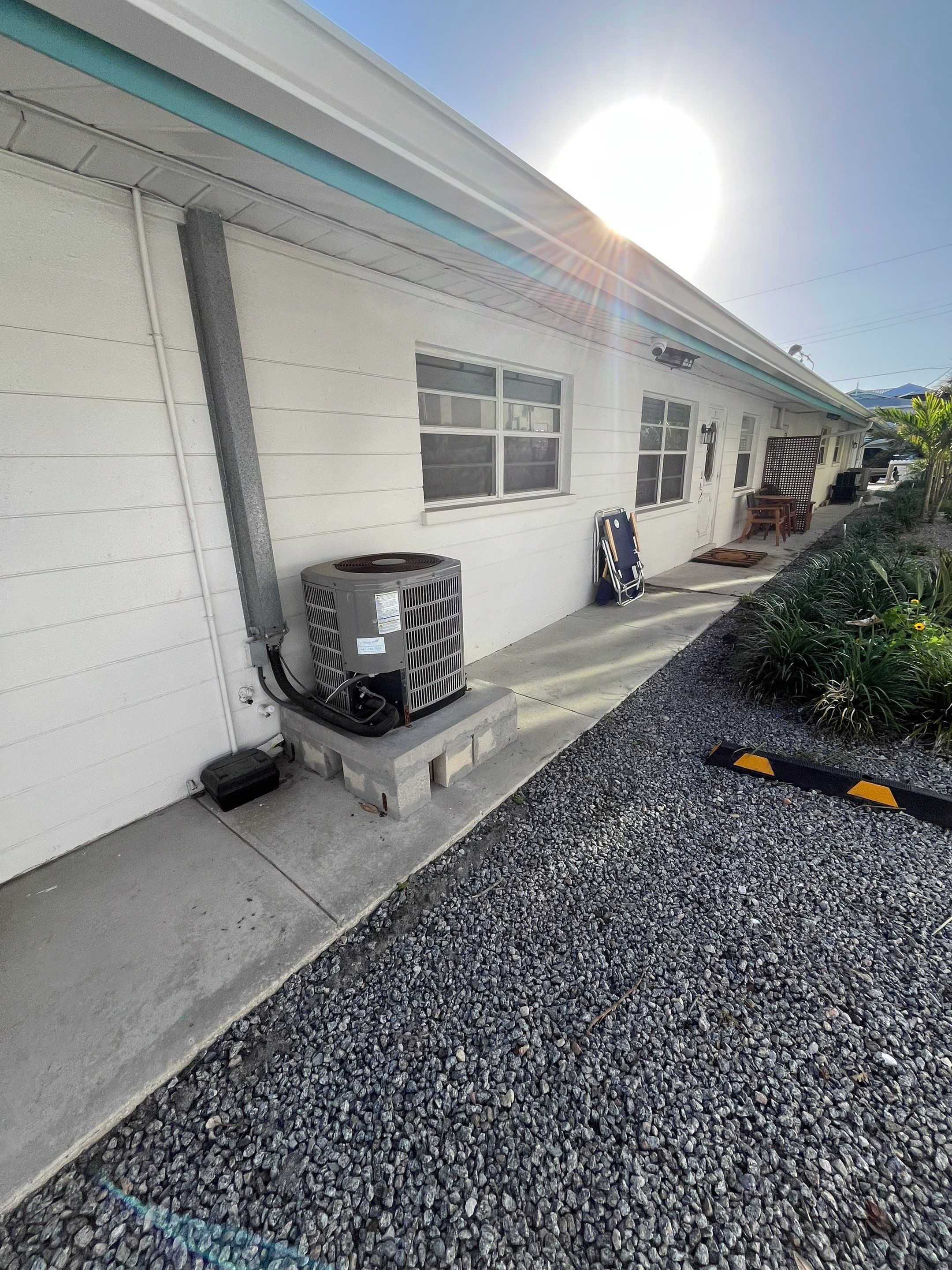 Splash Guard Gutter System and 7-inch Installation in Anna Maria FL by Gutter Professors