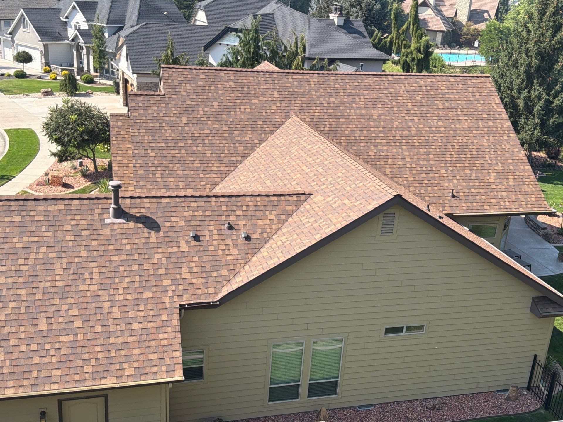 Residential Roof Replacement and Attic Structural Repair in Eagle by Olive Roofing