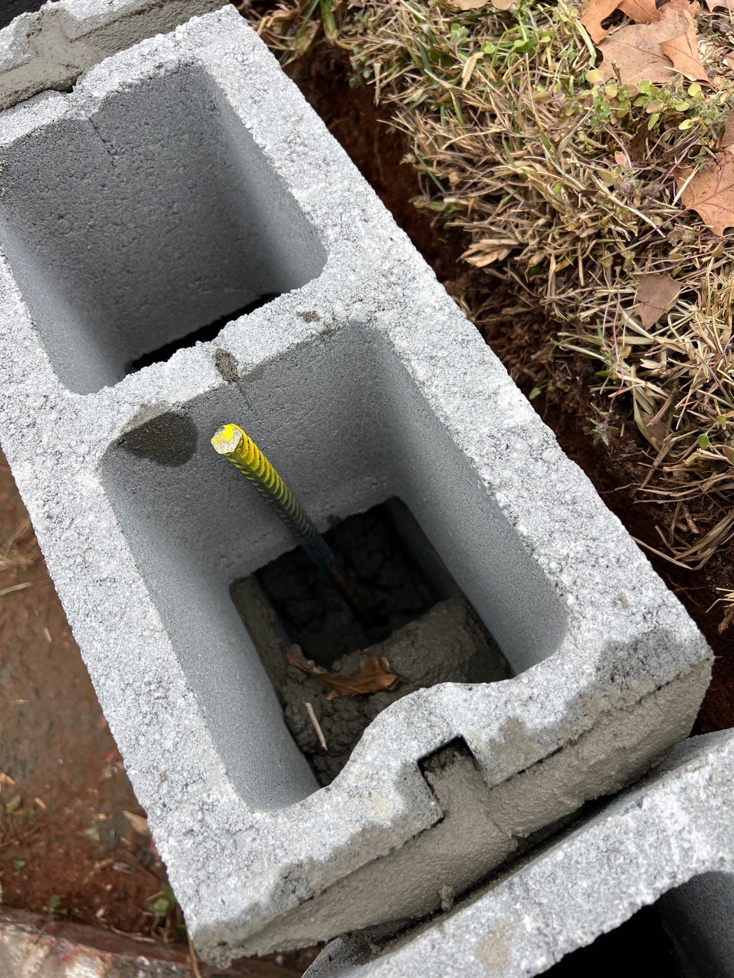 Retaining wall repair by Atlanta Landscape LLC