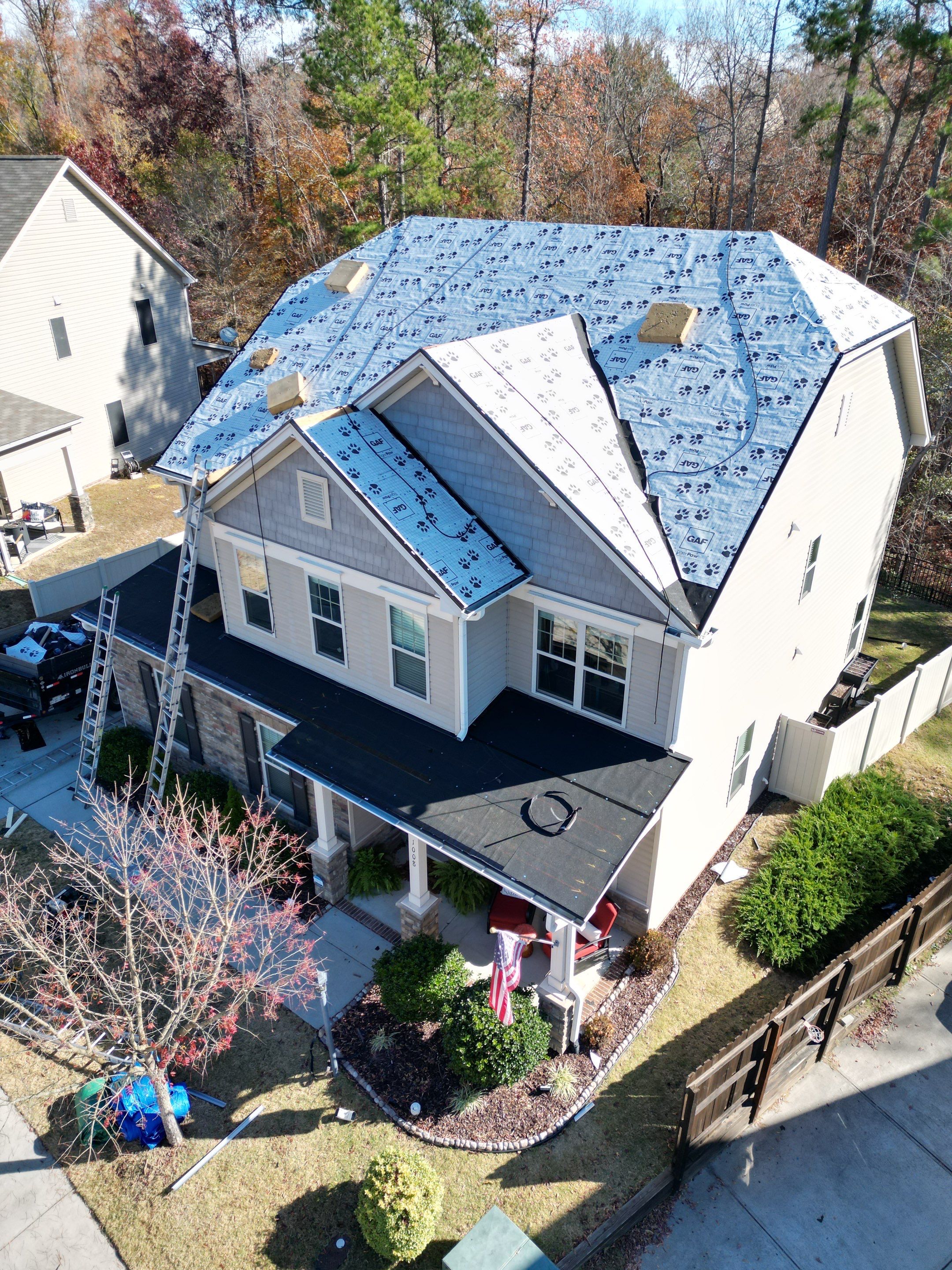 Roof Replacement - GAF Timberline HDZ Weathered Wood  by Pro Performance Roofing