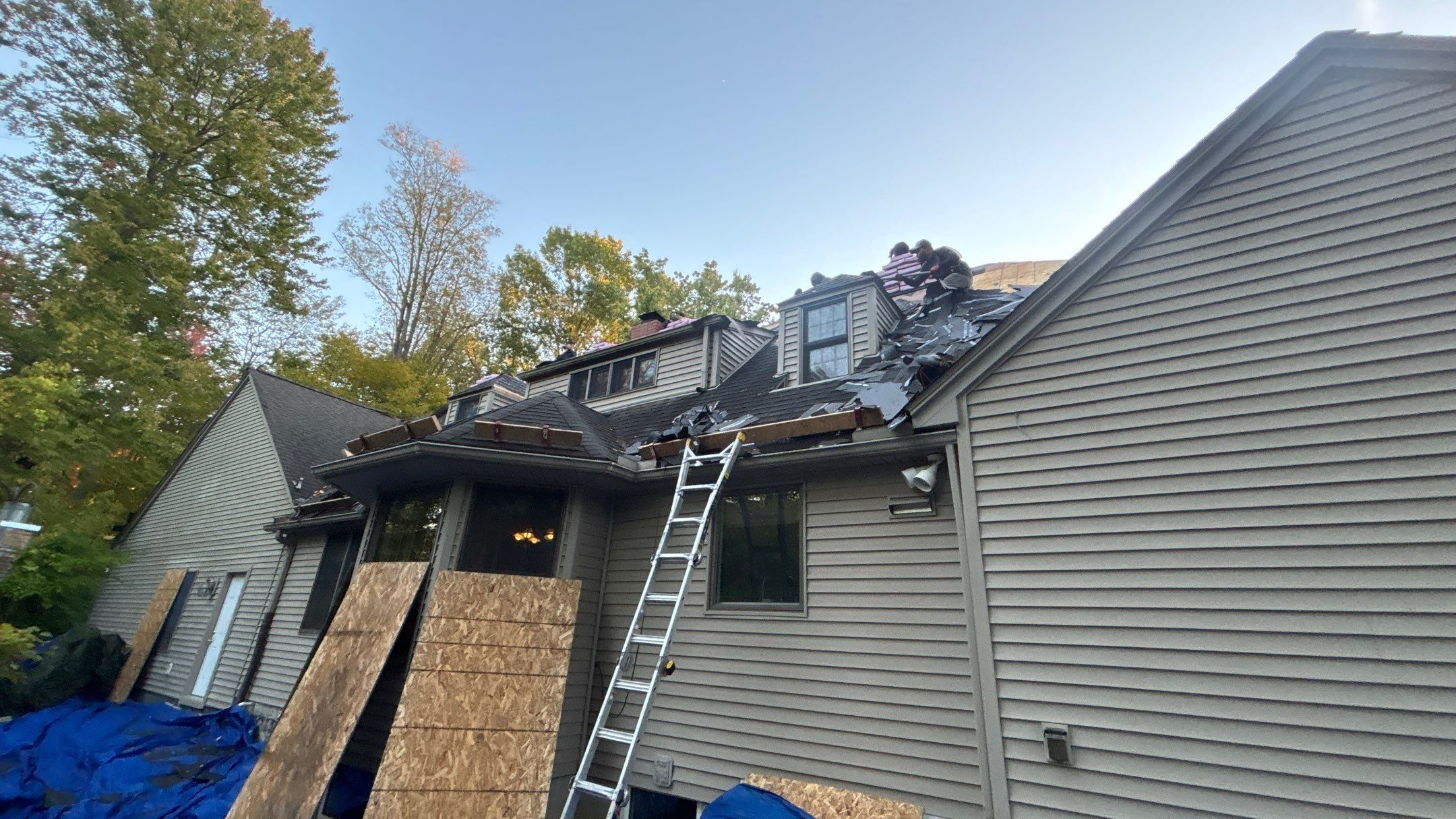 Roof Replacement using Owens Corning Driftwood by 180 Contractors