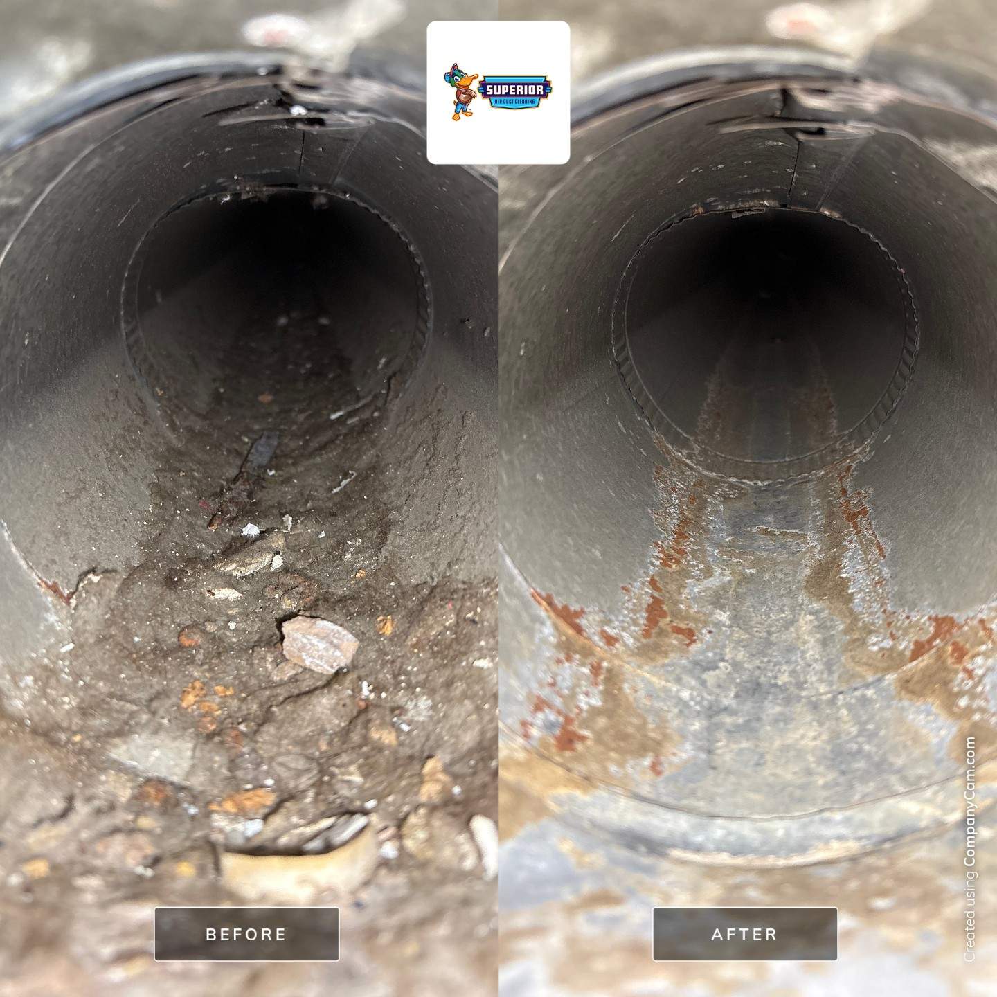 Air Duct Cleaning With a Vacuum Truck in Boardman, OH by Superior Air Duct Cleaning