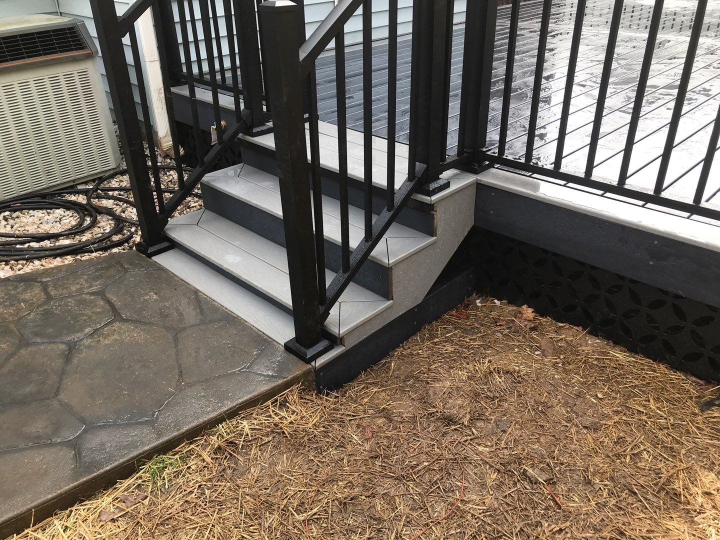 Deck Installation using Trex Decking and Railing  by Secure Construction Company Inc