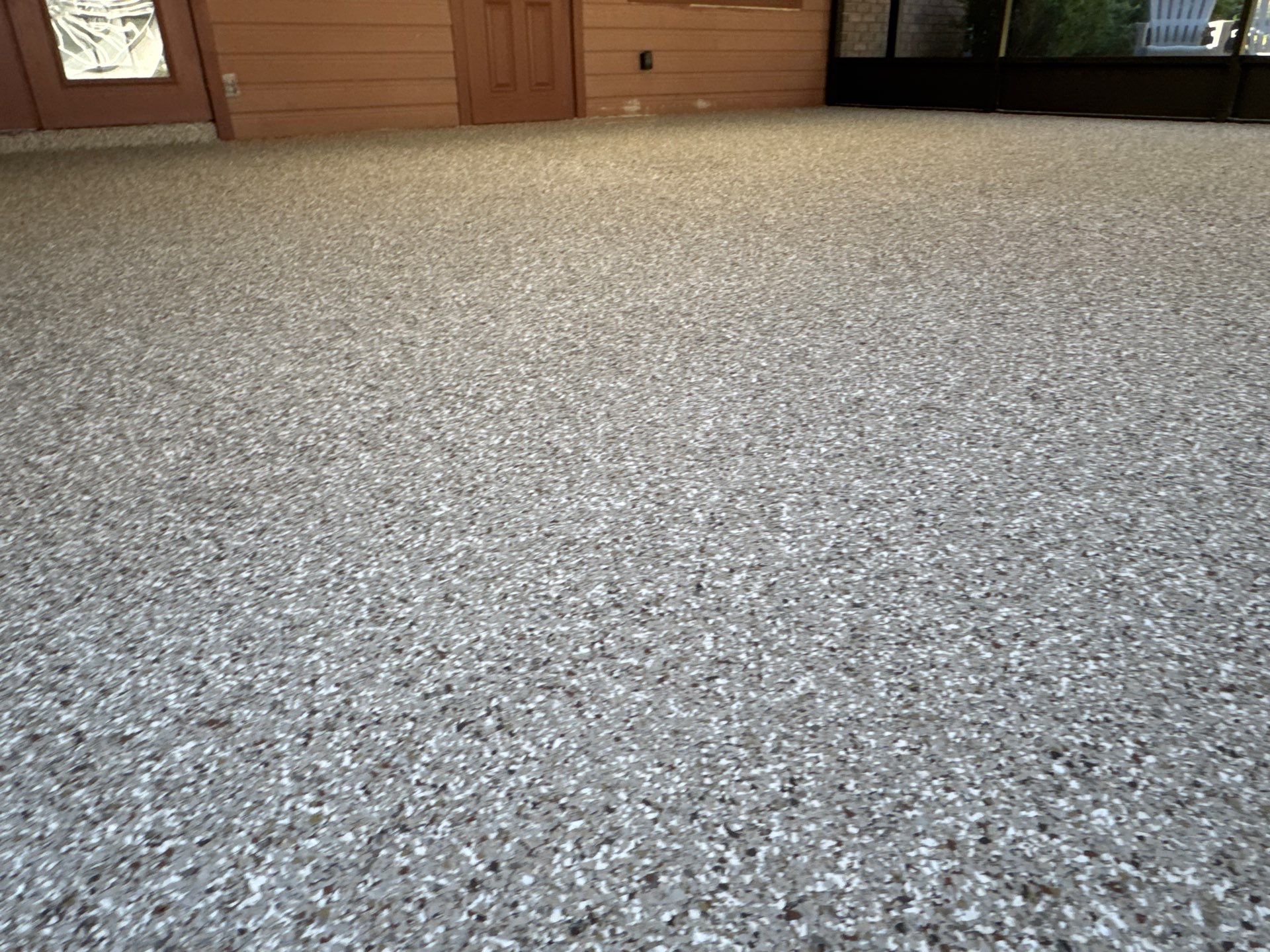 Porch in Lake City, FL in Pebble Beach by Cross Creek Concrete Coatings