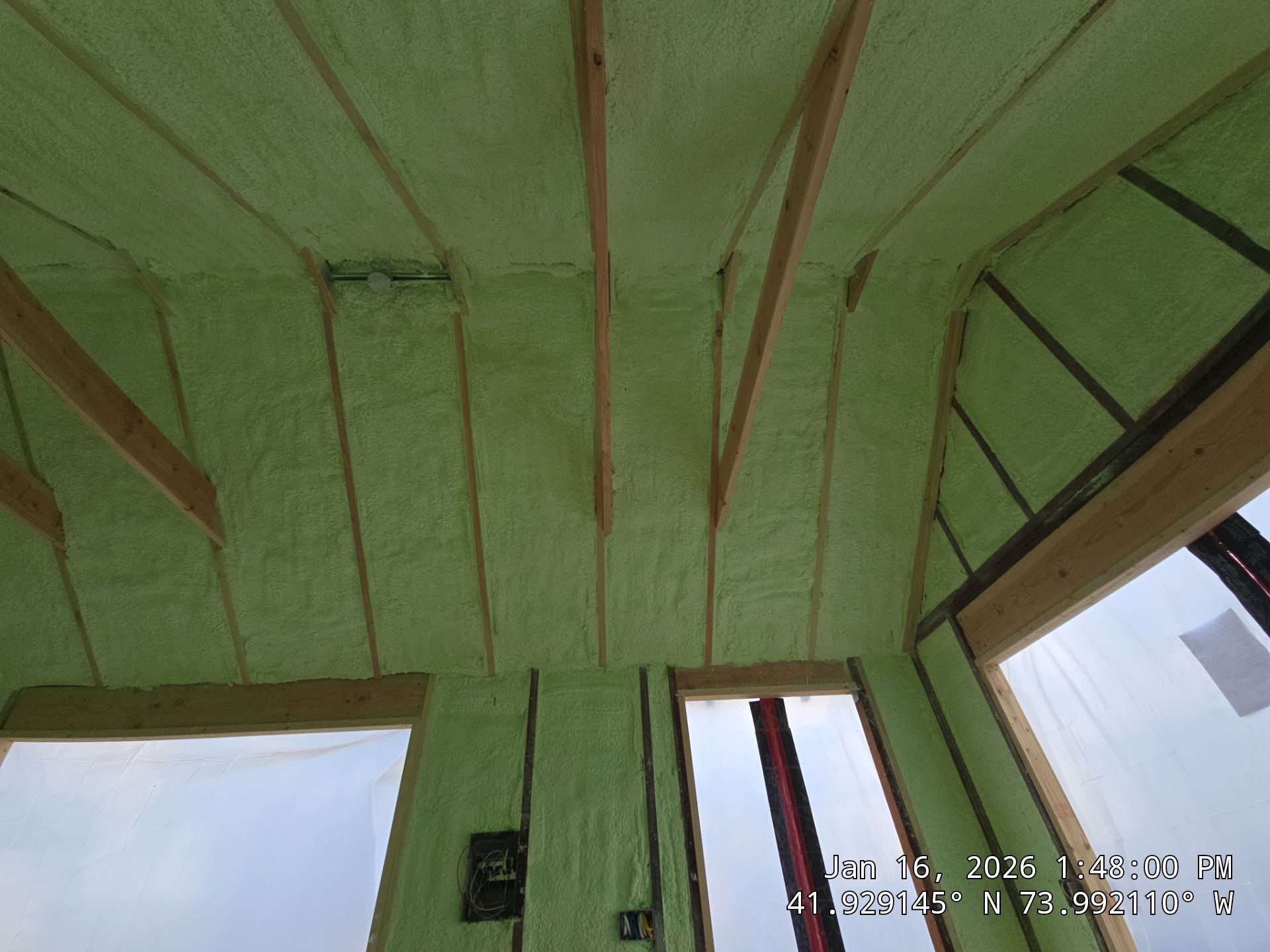 Detached Garage using Closed Cell Spray Foam by NYS Foam & Energy