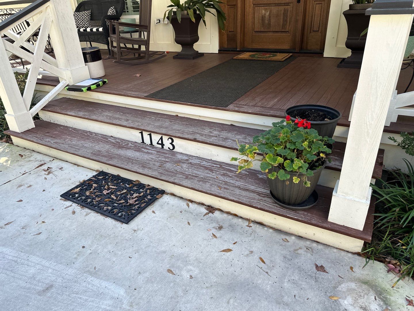 Coated deck using AcryFin by DuraSeal