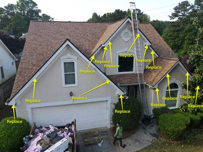 Residential Roofing Installation using Atlas 