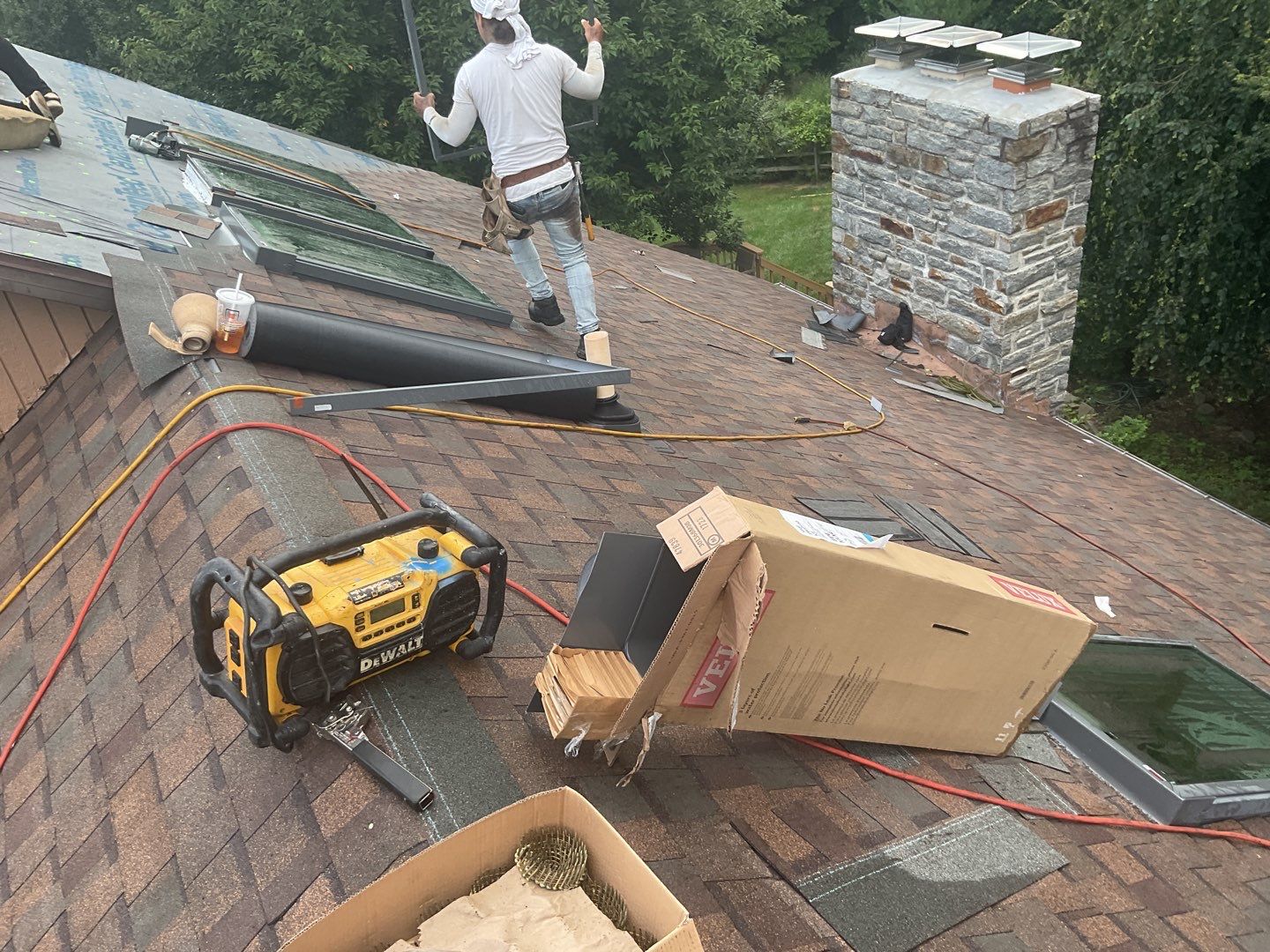 New Shingle Roof, New Skylights, New Windows, Repair T-1 11 panels by Alpha Design Services