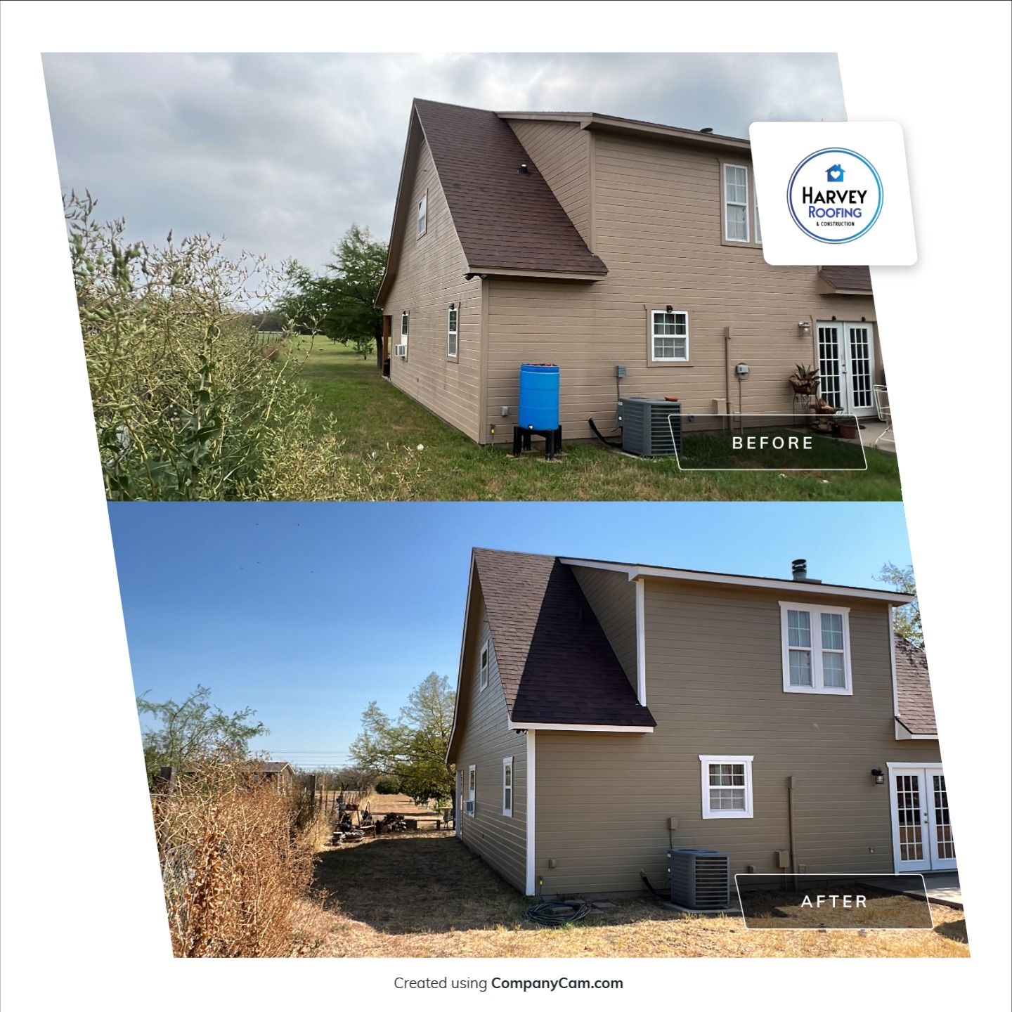 Residential Roofing Installation using Malarkey Vista AR by Harvey Roofing & Construction