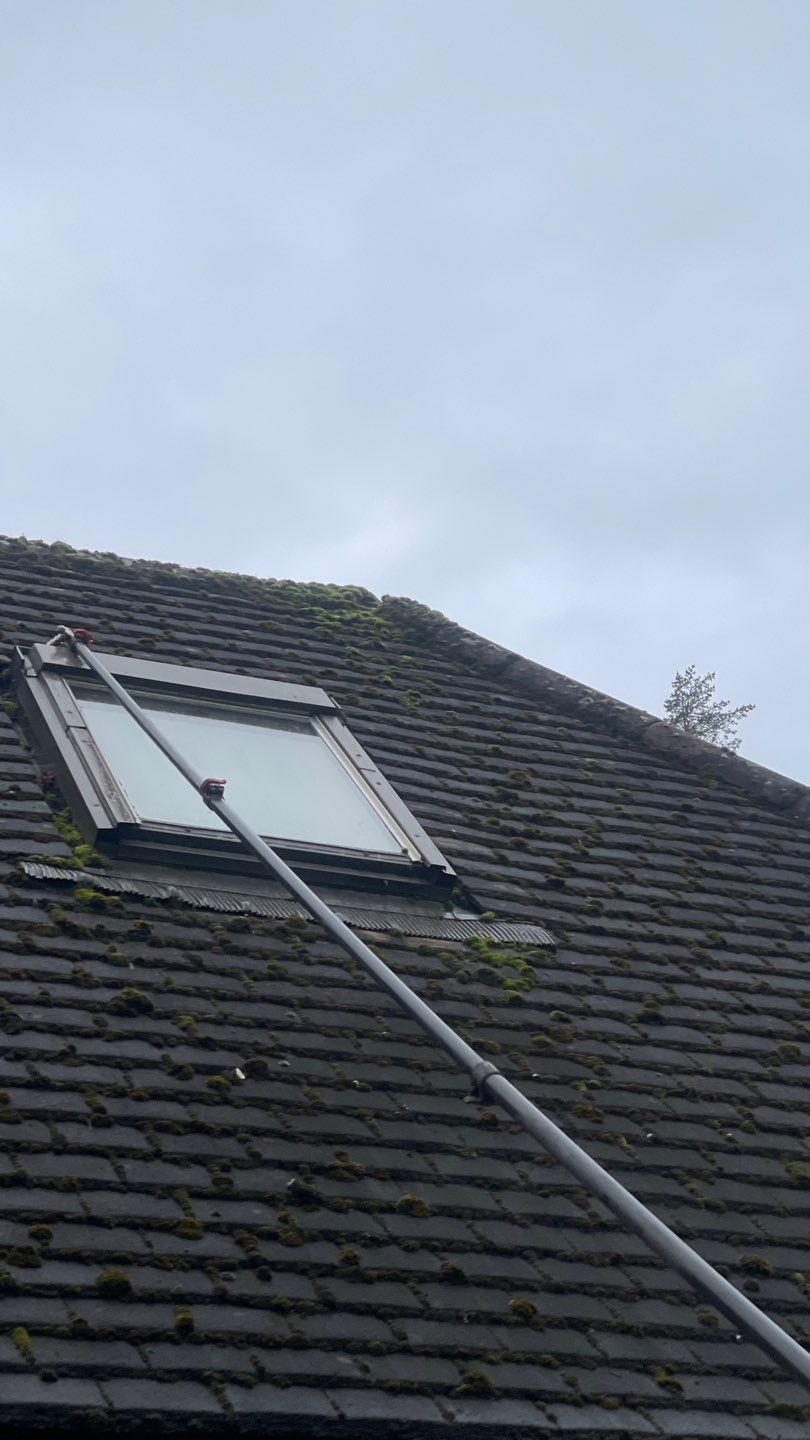 Garage Roof Clean using Honda 15lpm Low Pressure Washing Machine by Ges Exterior Cleaning ltd