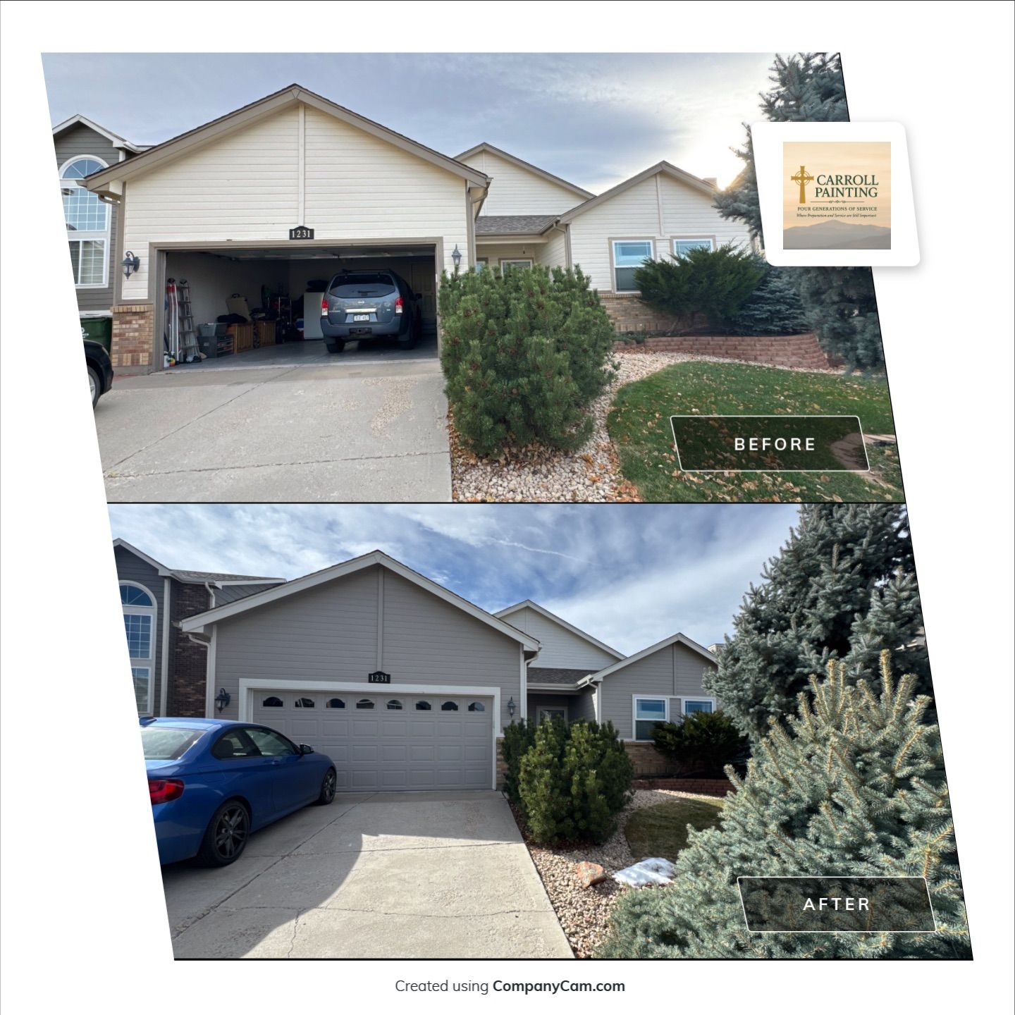 Siding and Trim Paint near NorthGate by Carroll Painting LLC