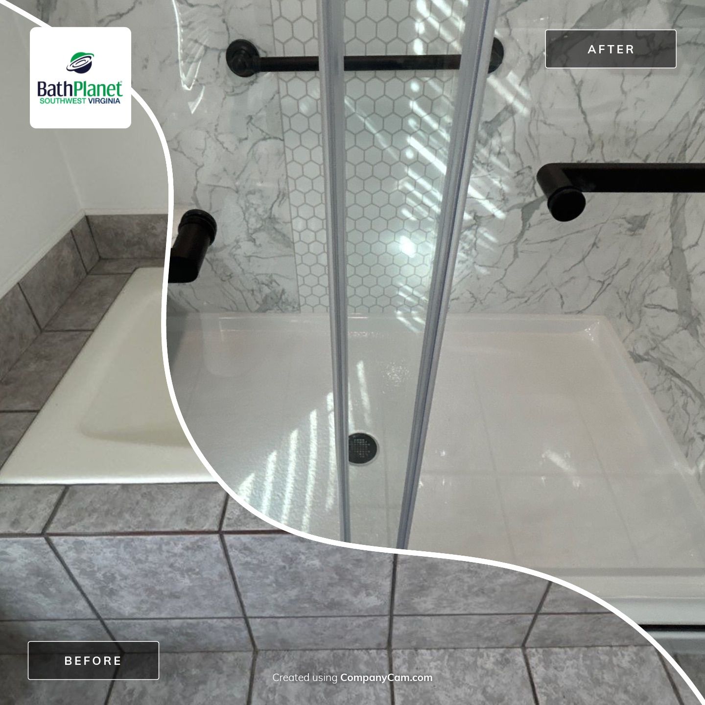 Extra Large Shower by BathPlanet SW Virginia