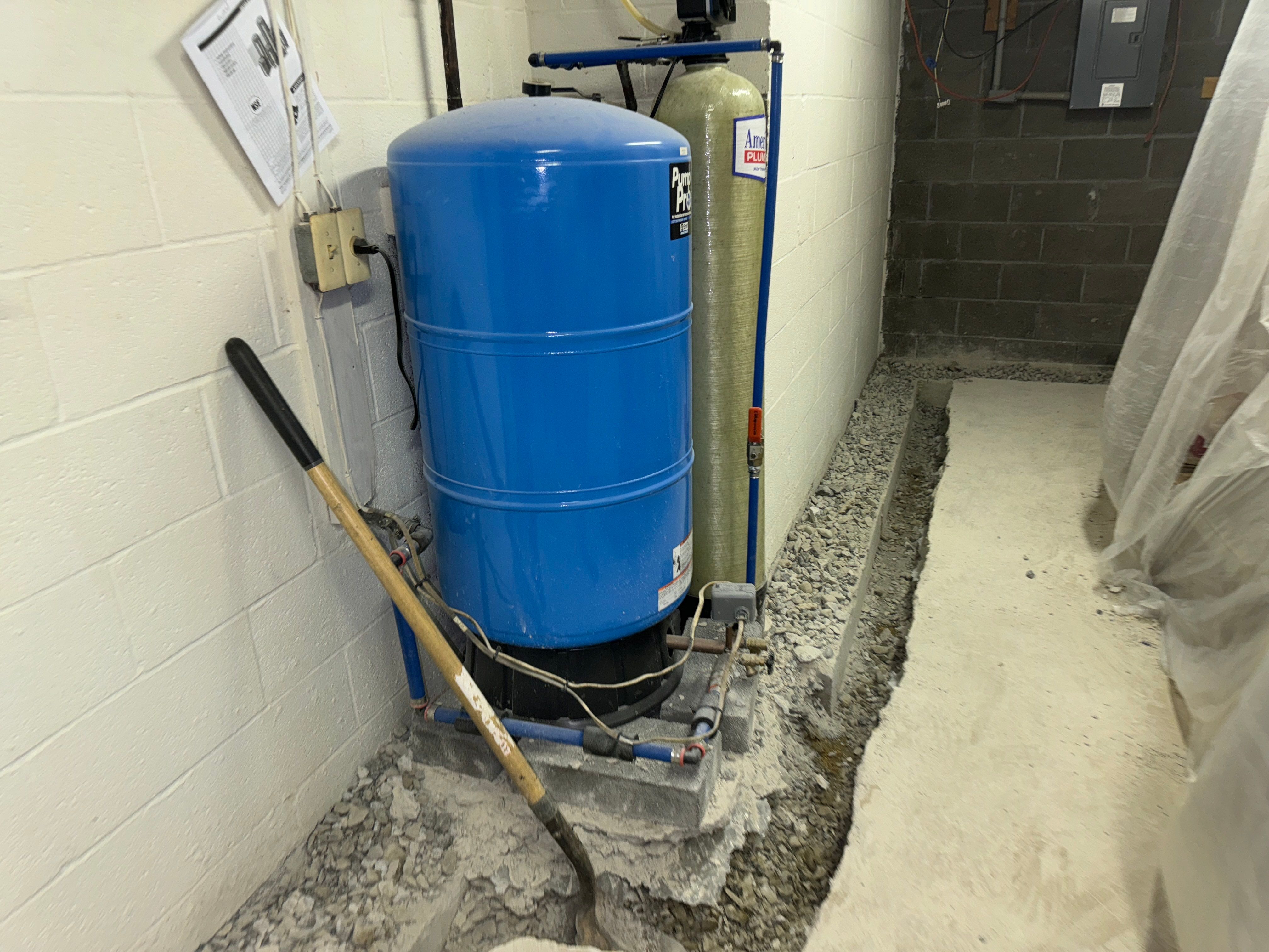 Interior French Drain With Radon Seal & Mold Remediation in Wall Township by Pure Service Pro, LLC 