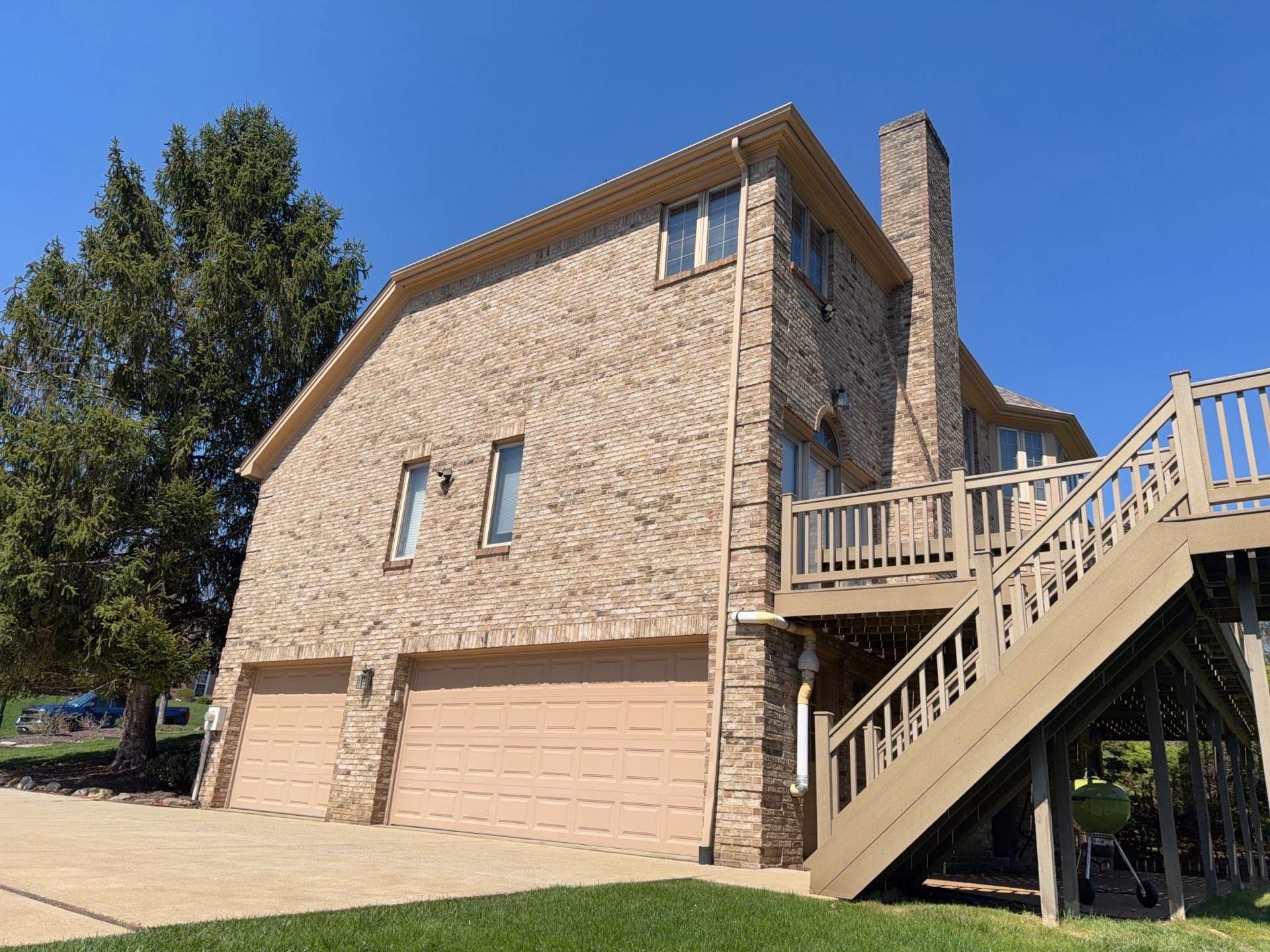 Partial James Hardie Siding and Window Trim Renovation in Sewickley Heights by Ideal Siding Pittsburgh