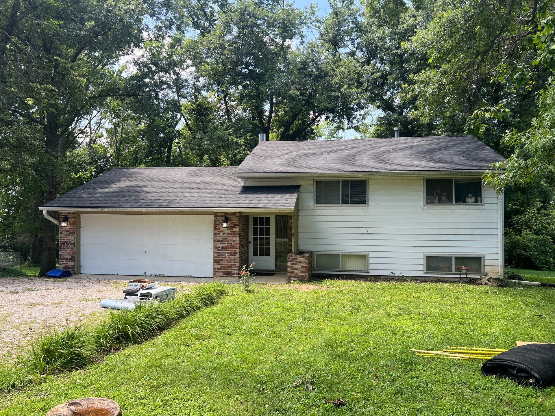 Project in Bloomington by Moss Roofing