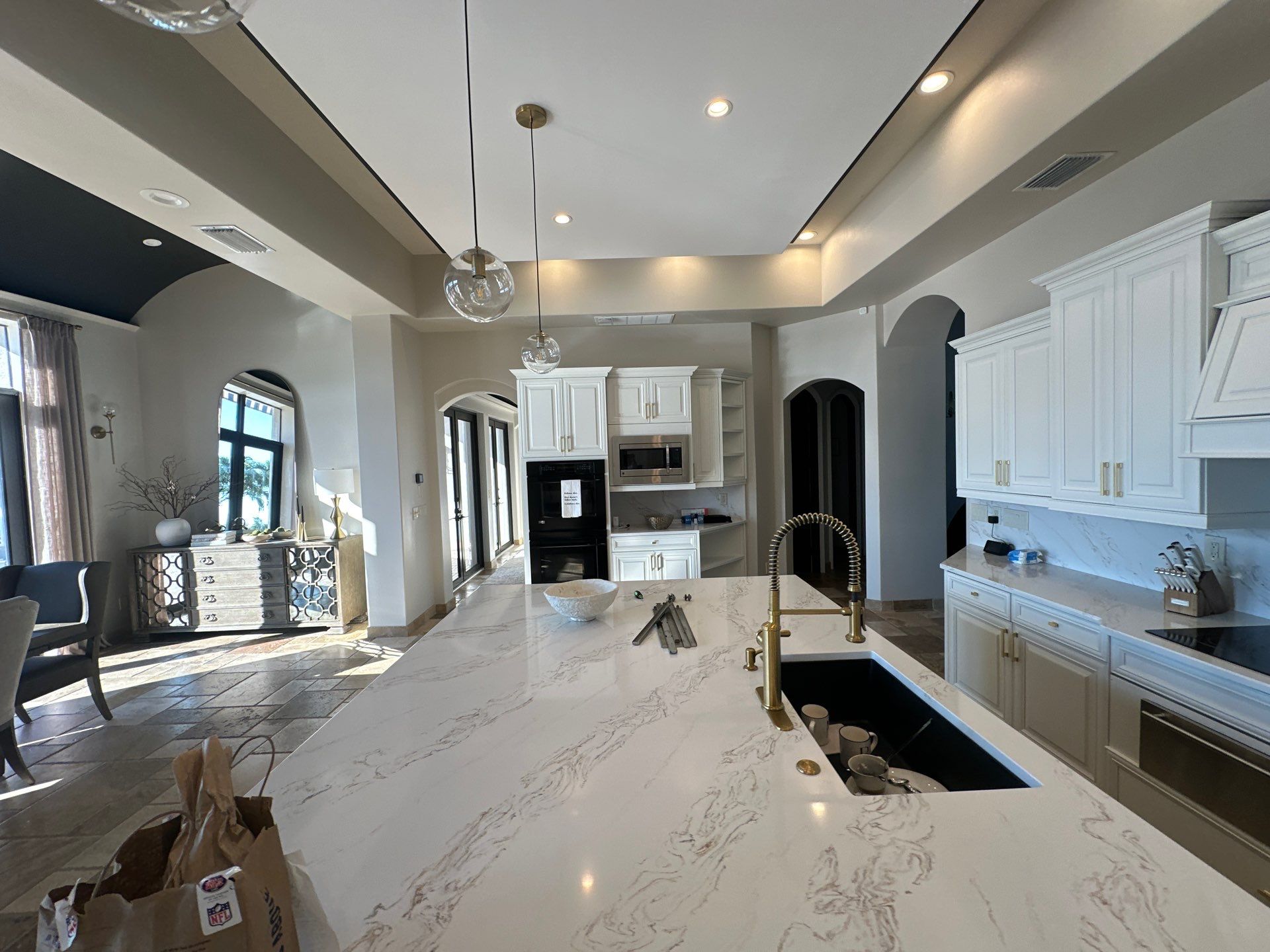 Two Tone Cabinets Repaint by Fresh Coat Painters