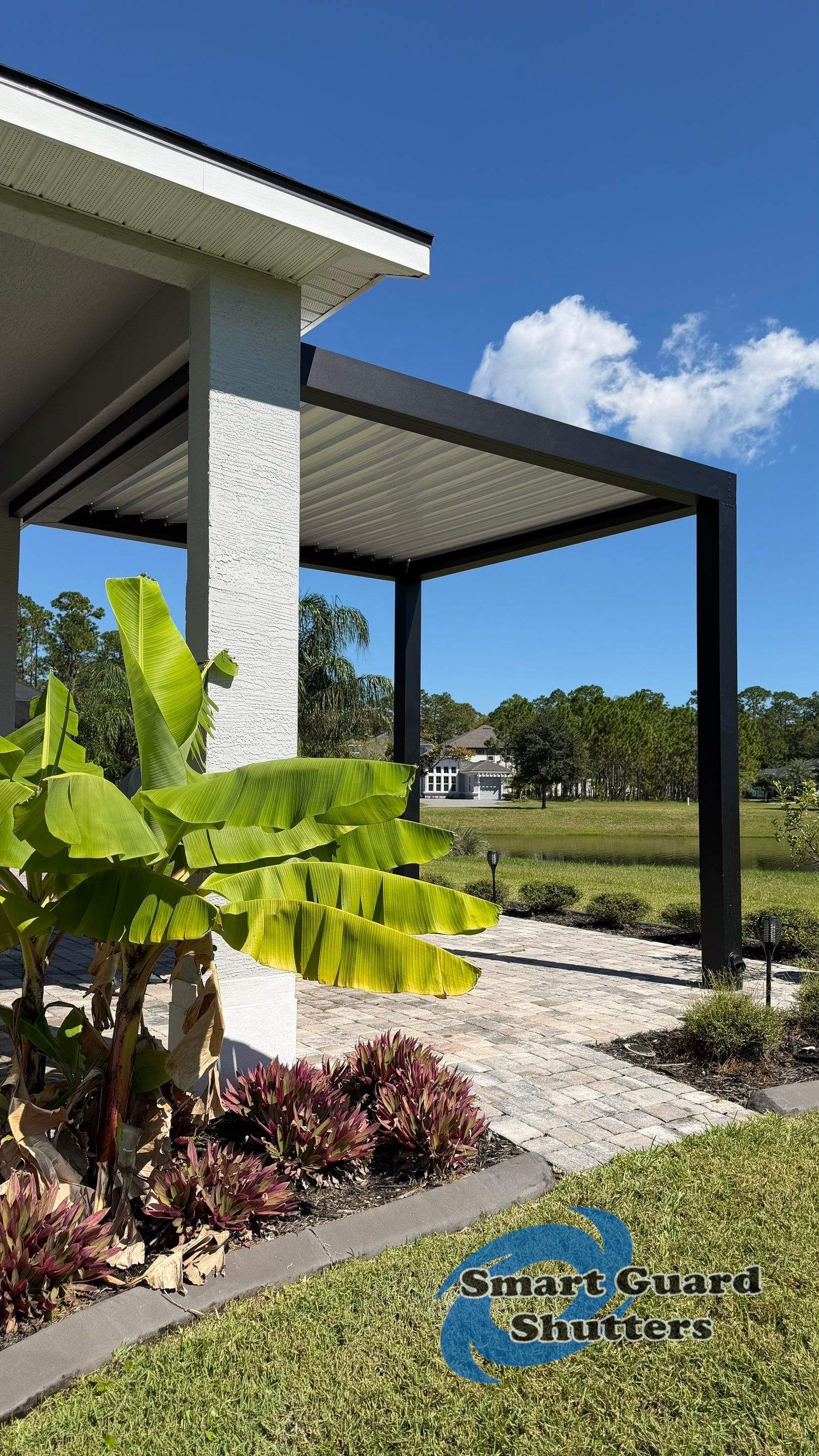 Motorized Pergola by Smart Guard Shutters