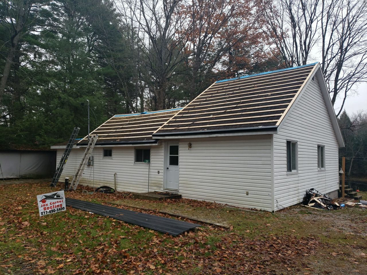 Exposed Fastener Metal Roof using Vicwest UltraVic by Jay Carter Roofing & Sheet Metal