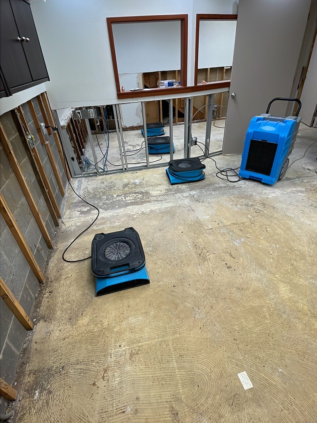 Project in West Bloomfield Township by EzDry Water Mitigation & Property Restoration