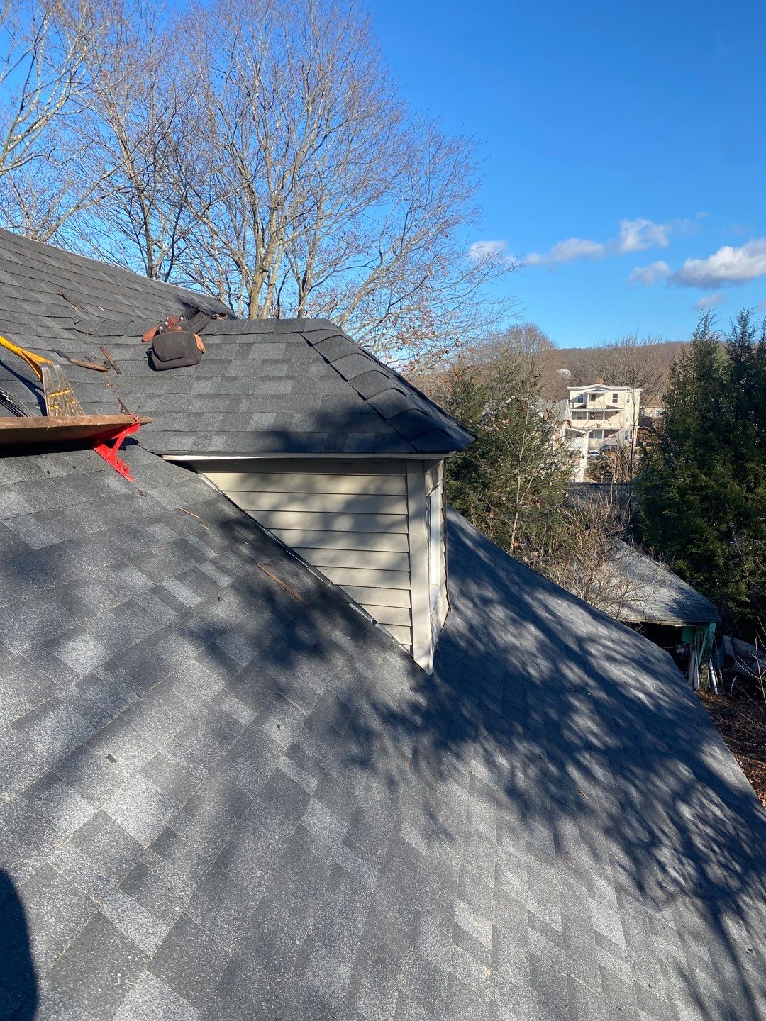 Residential Roofing Installation using Owens Corning TruDefinition Duration - Onyx Black by A Plus Exterior